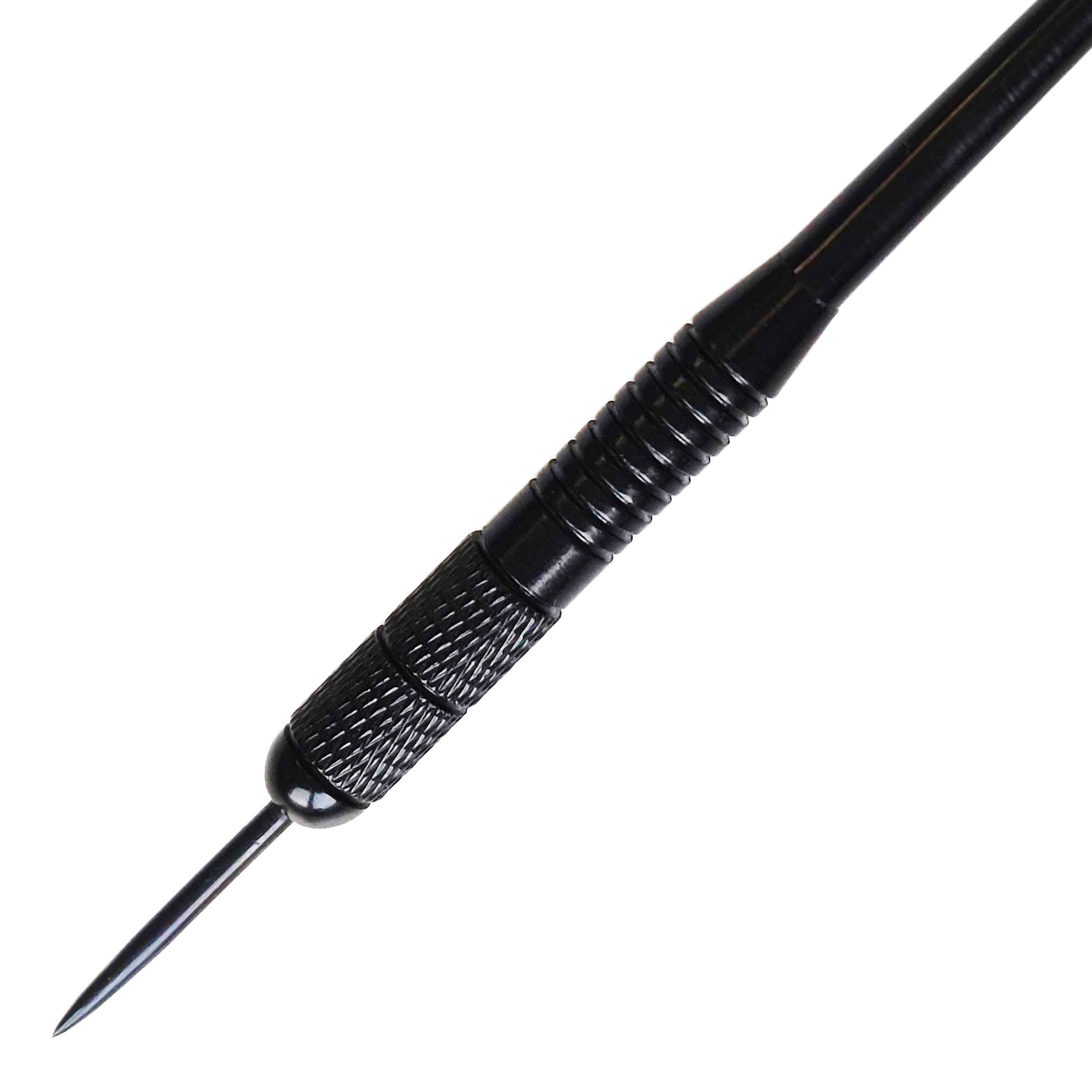 Freccette in acciaio Karella in ottone nero - 21 g Dieses Bild zeigt Karella Black Brass Steeldarts mit einem Gewicht von 21g. Die schwarzen Messing-Steeldarts sind ideal für Dartliebhaber.