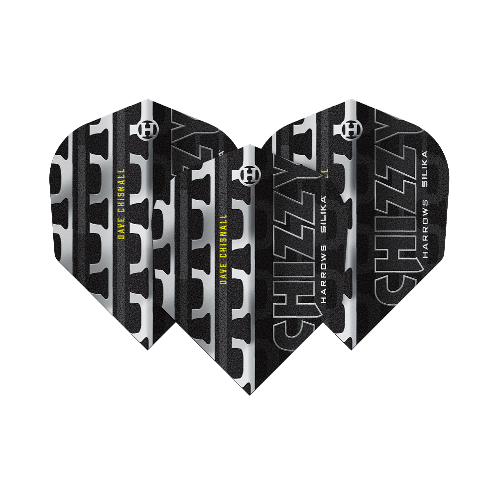 Dave Chisnall Chizzy Series 4 No6 Flights di Harrow Abgebildet ist Harrows Dave Chisnall Chizzy Series 4 No6 Flights. Die Flights sind für den Einsatz beim Dart bestimmt.