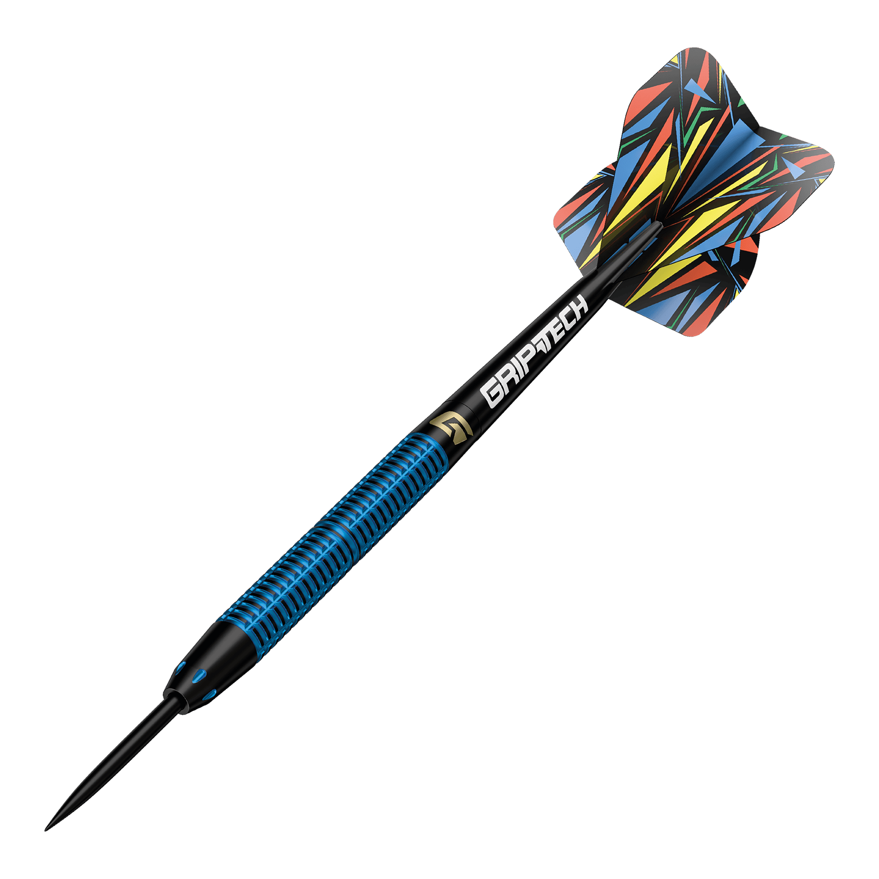 Freccette in acciaio al tungsteno blu GOAT Athlete Abgebildet sind GOAT Athlete Black Tungsten Steeldarts. Sie werden häufig in Wettkämpfen verwendet.