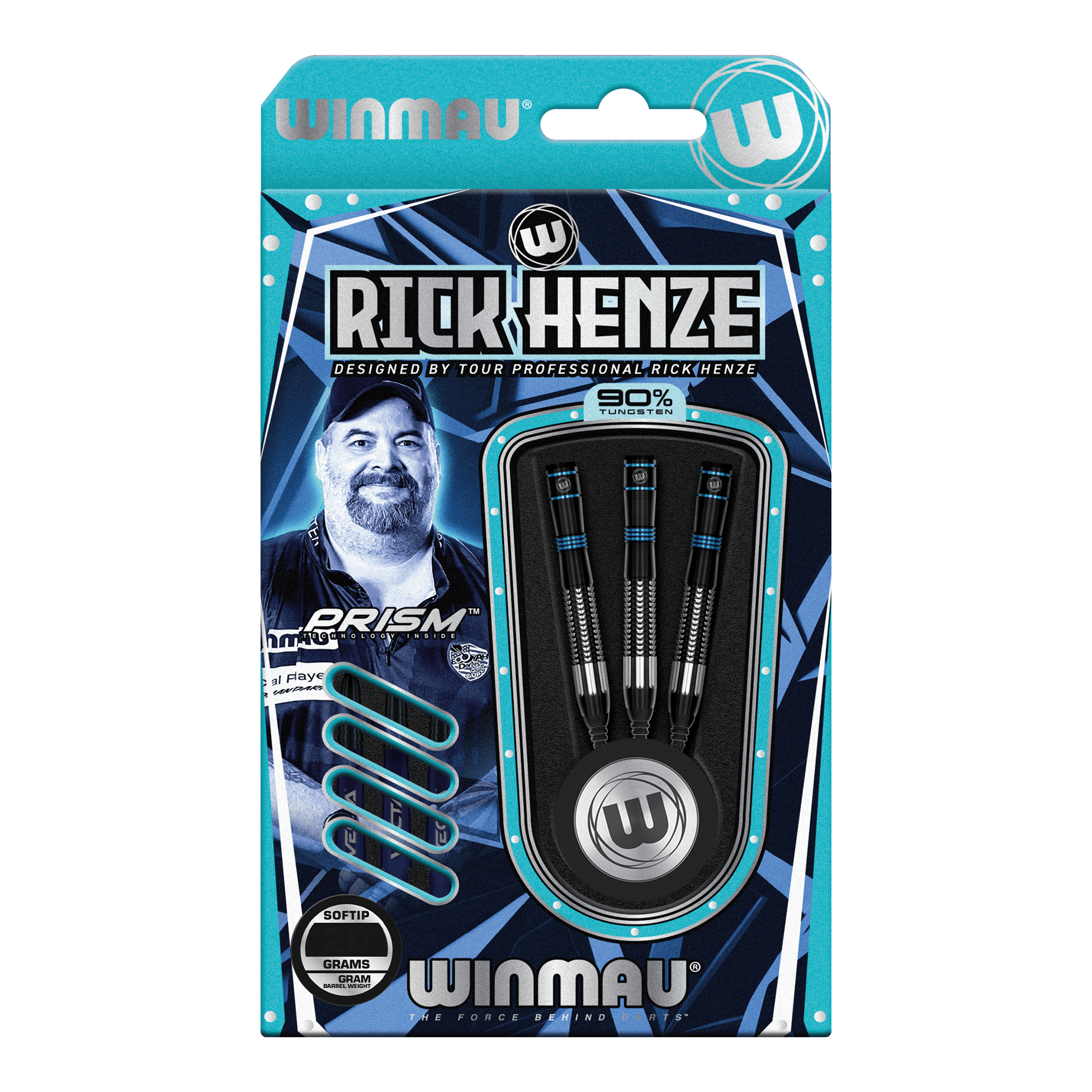 Freccette morbide Winmau Rick Henze - 21g