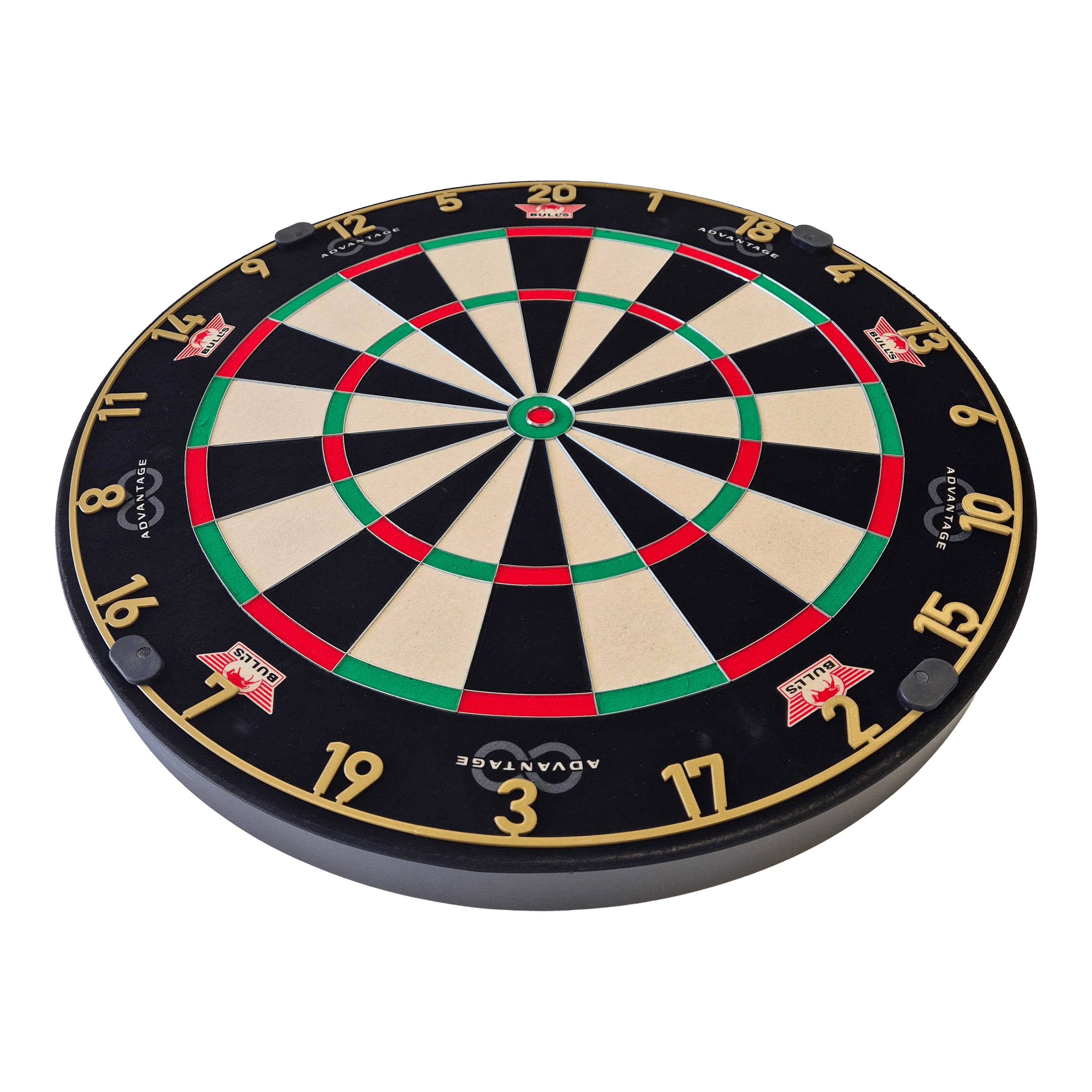 Bersaglio per freccette in acciaio Bulls NL Advantage 8 Auf dem Bild ist das Bulls NL Advantage 8 Steeldartboard zu sehen. Es eignet sich ideal für ambitionierte Dartspieler.