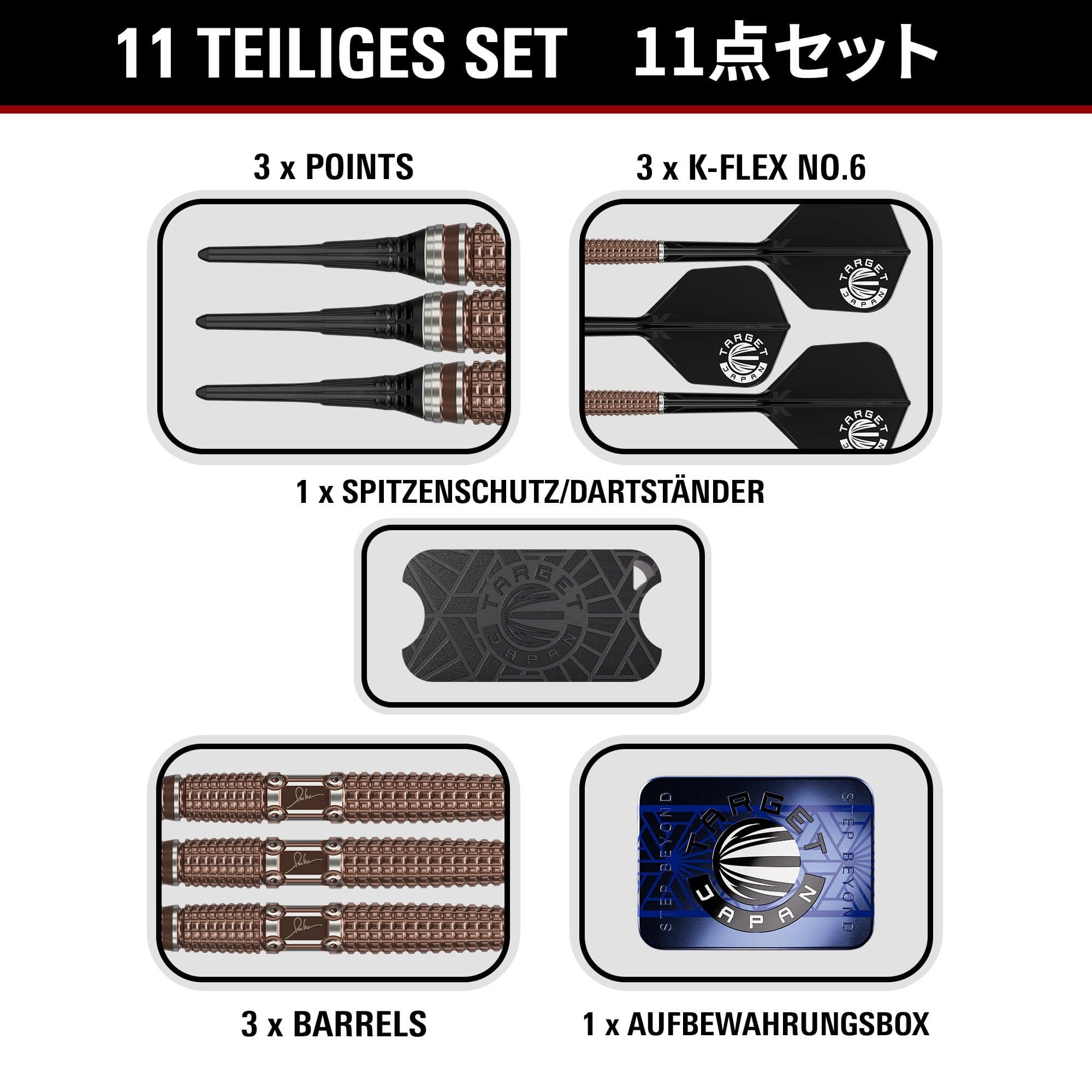 Target Japan Paul Lim The Legend GEN10 Freccette morbide - 20 g