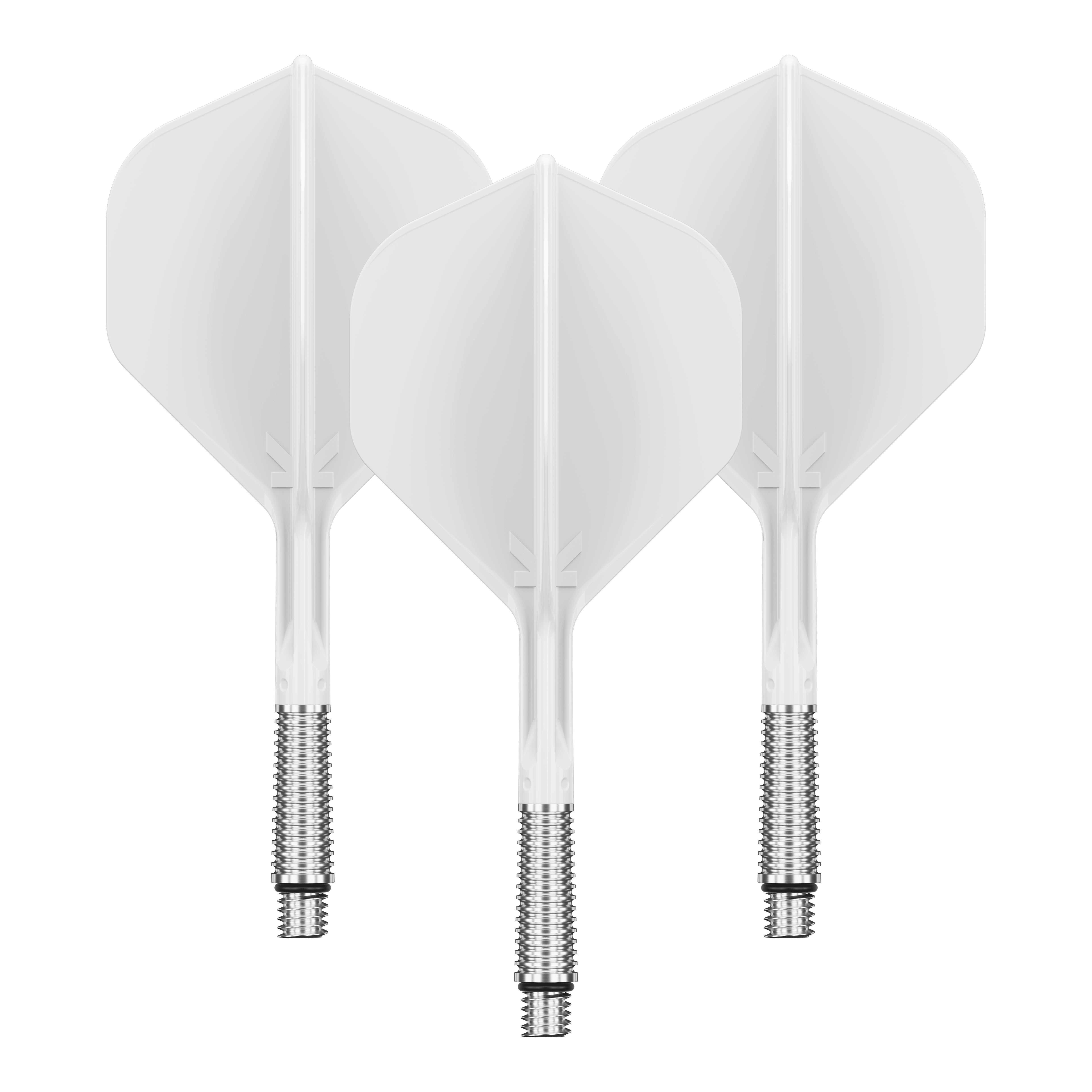 Target K-Shift No2 Voli Standard - Bianco Abgebildet ist ein Dart Flight in Standardform, Modell: KShift No2, weiß, 33mm. Das Produkt wird von Target angeboten.