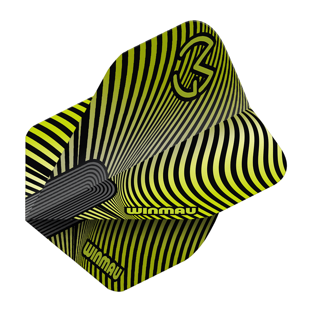 Voli standard Winmau Prism Delta MvG Verde Nero No2 Hier sieht man die Winmau Prism Delta MvG Green Black No2 Standard Flights. Diese Dartflights verfügen über ein grünes und schwarzes Farbkonzept.