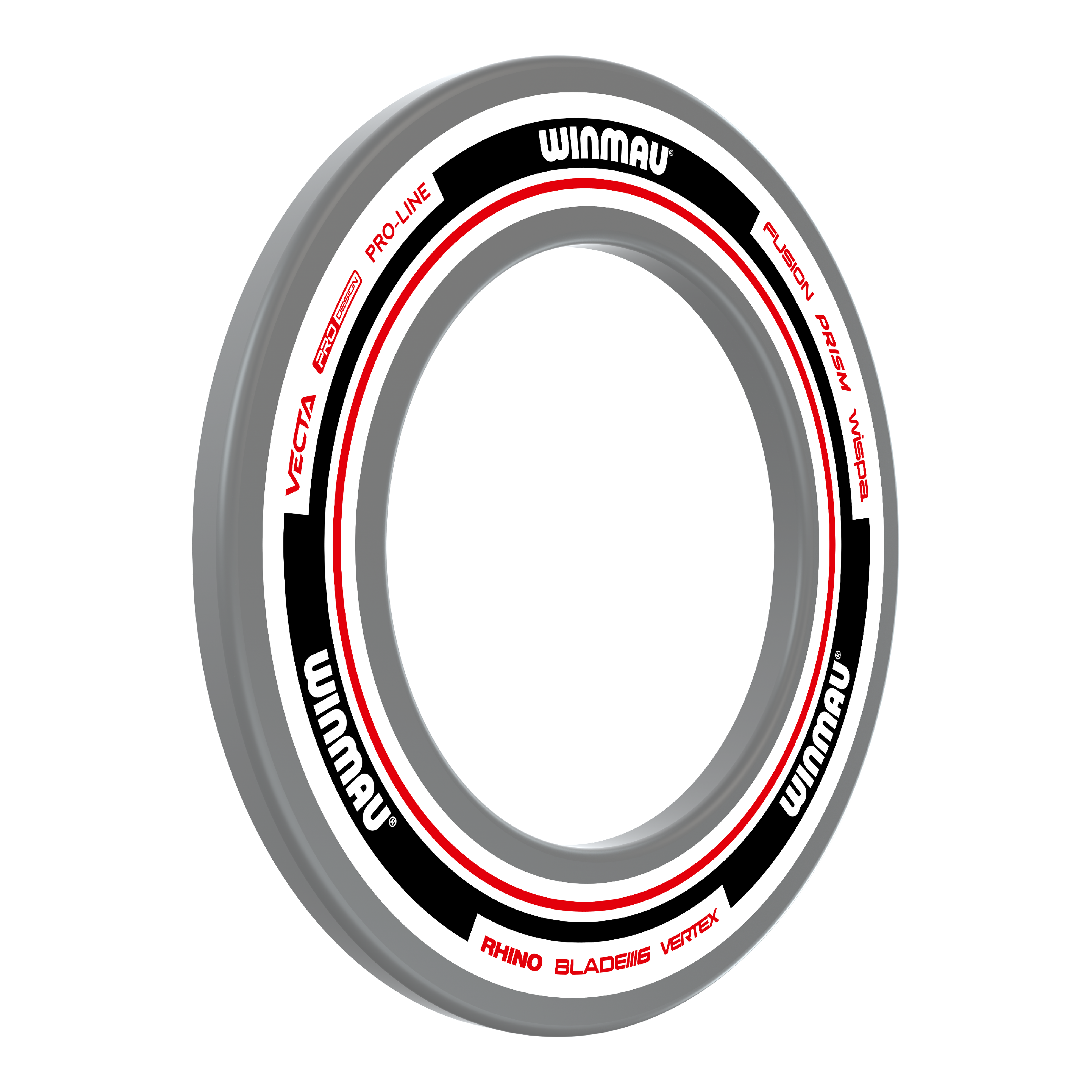 Winmau Advance Dartboard Surround - Weiß Rot