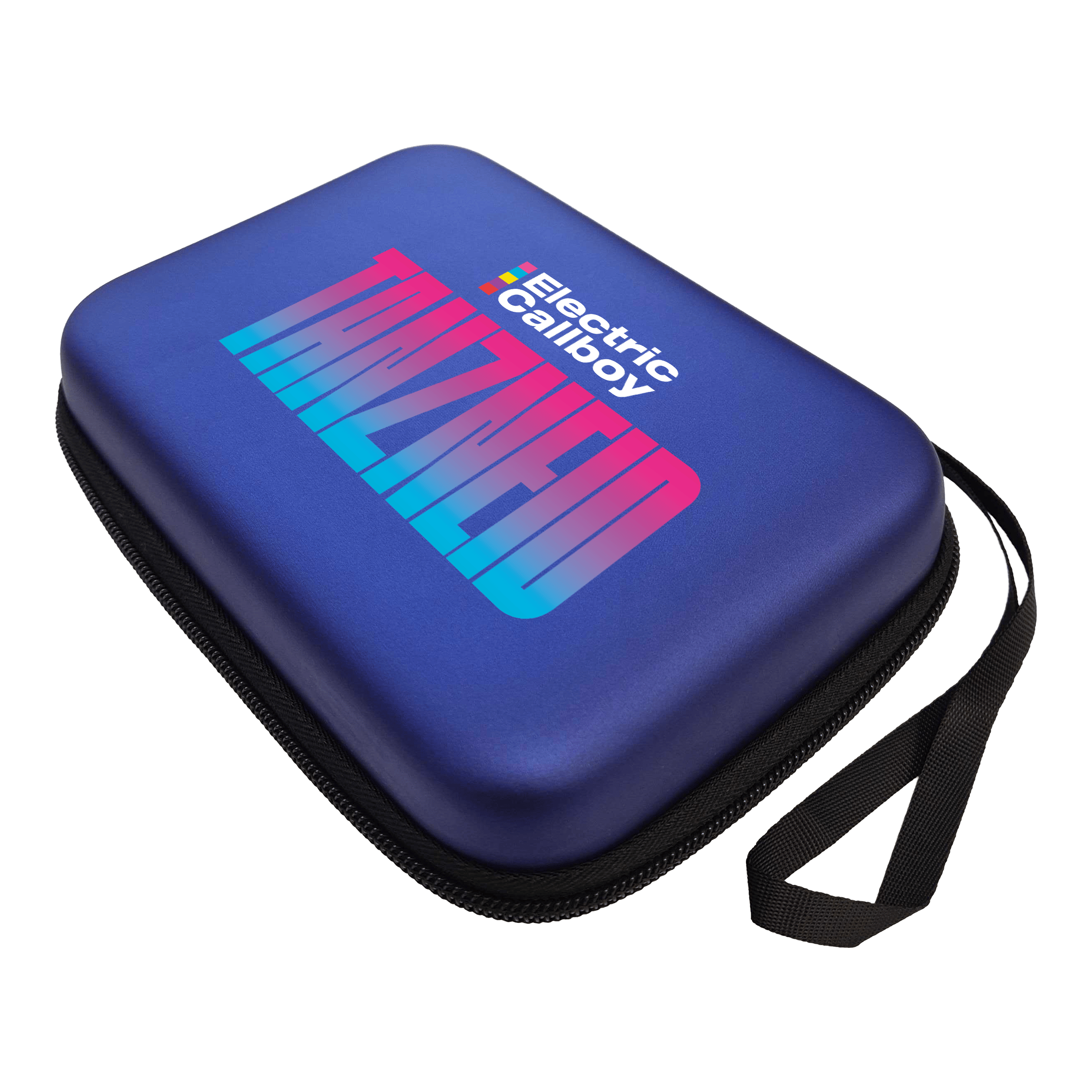 Electric Callboy Tanzneid Album Version Dartcase - Blu Gezeigt wird das Electric Callboy Tanzneid Album Version Dartcase in Blau. Das Dartcase dient zur Aufbewahrung von Darts.