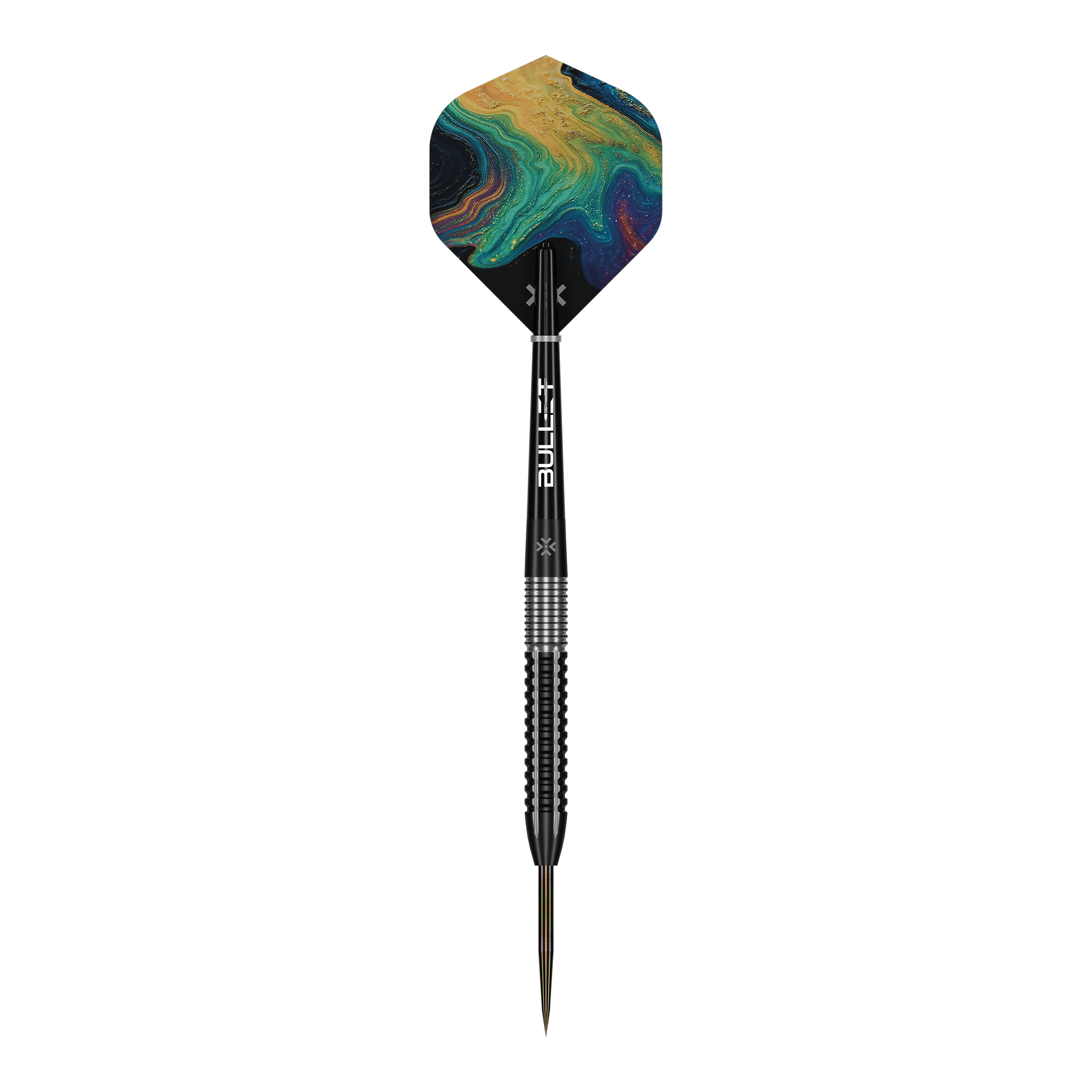 Bullet Diesel freccette in acciaio Auf dem Bild sieht man die Bullet Diesel Steeldarts. Das Produkt ist für Dartliebhaber konzipiert.