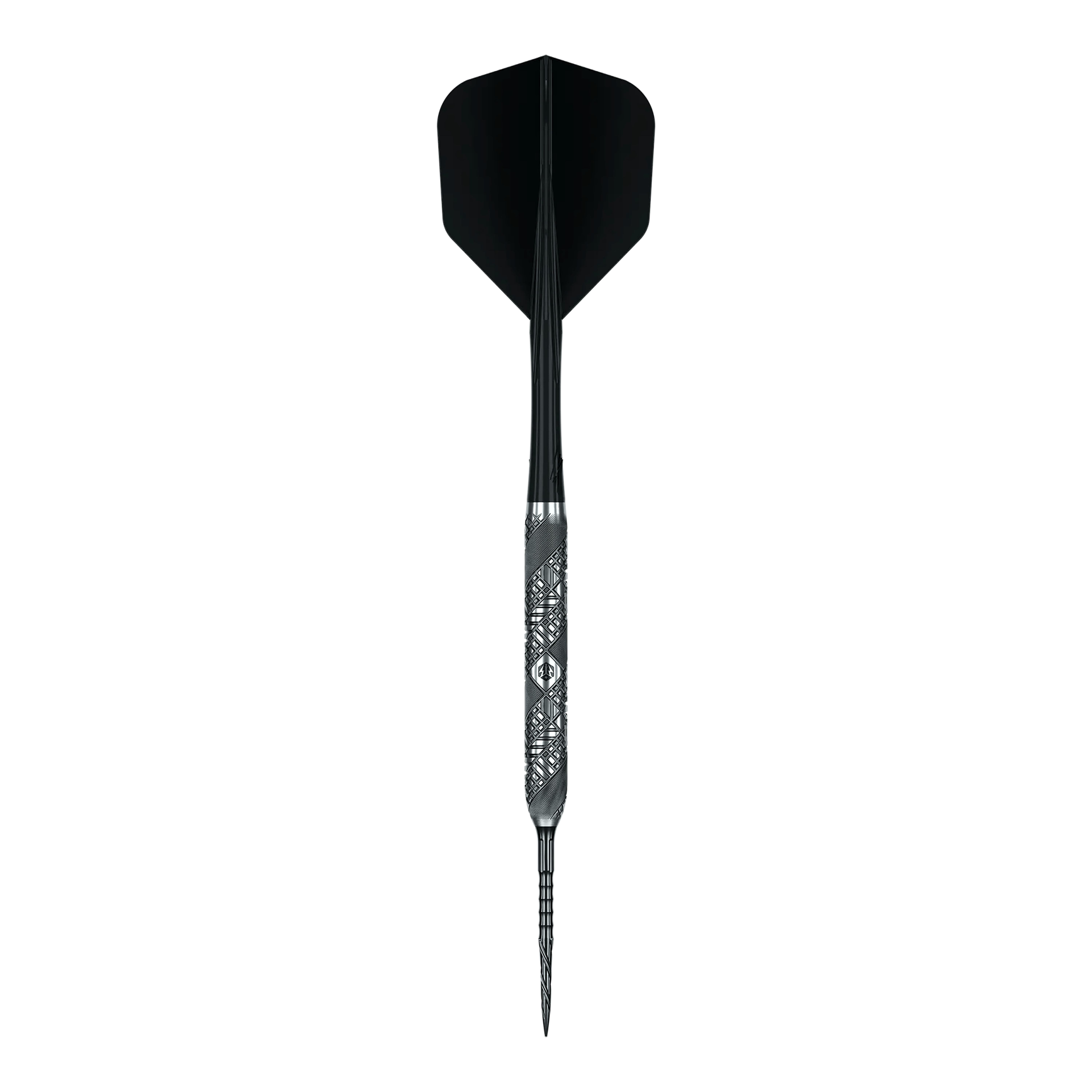 Freccette in acciaio Caliburn Halo H3 - 21,5 g Das Bild zeigt die Caliburn Halo H3 Steeldarts - 21,5g. Dies sind klassische Steeldarts mit silbernem Design.