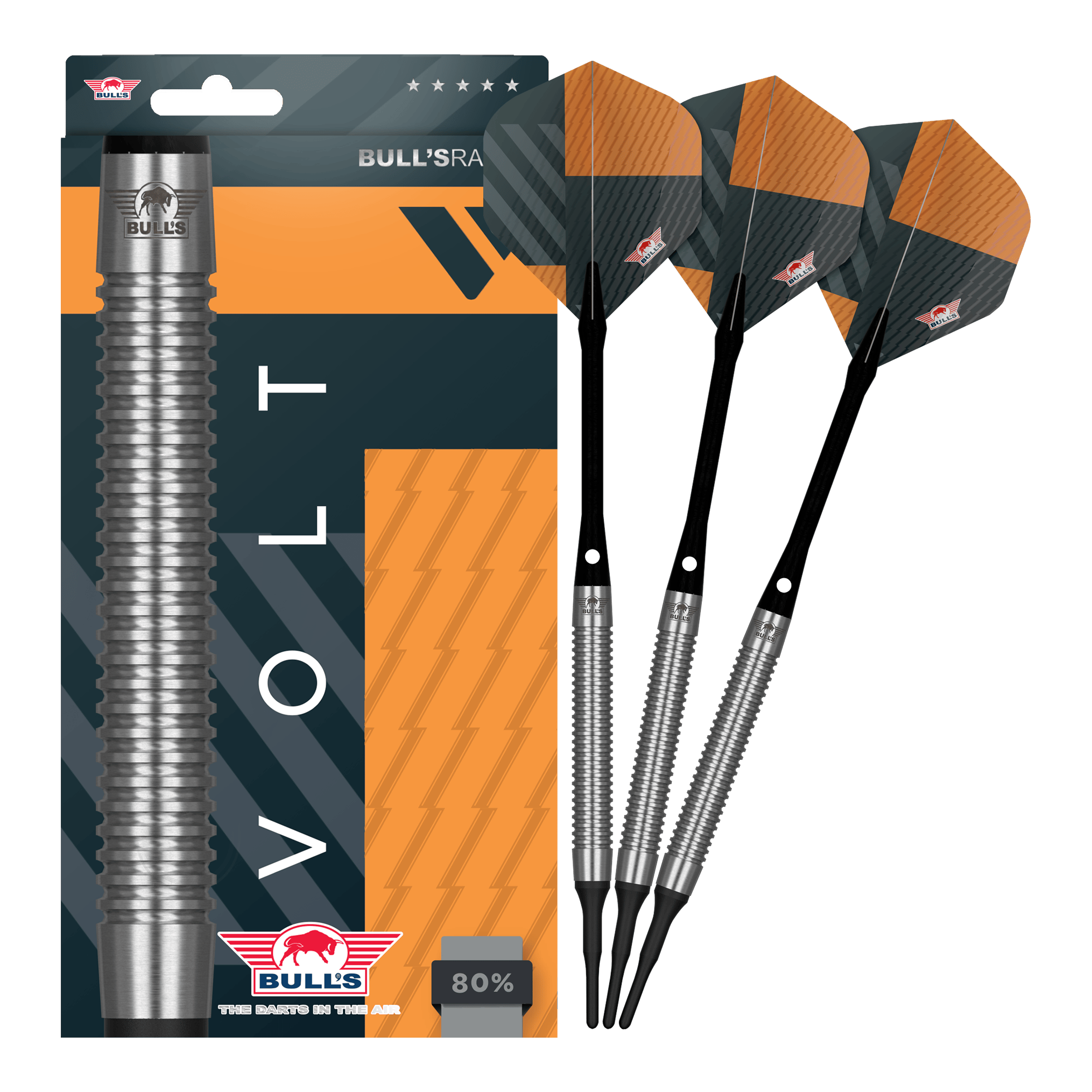 Freccette morbide Bulls NL Volt Orange - 18 g