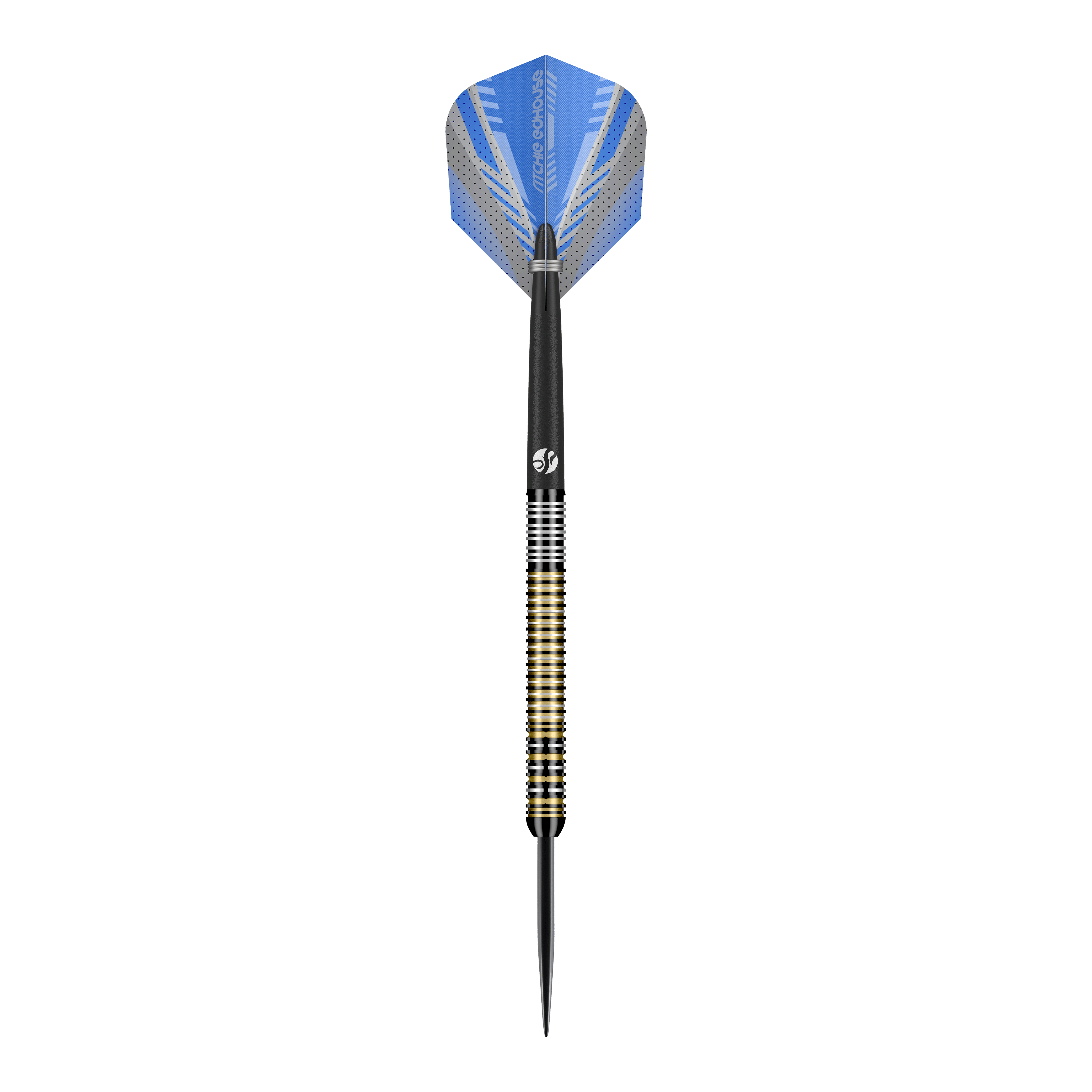 Hier sieht man die Shot Ritchie Edhouse Madhouse Steeldarts. Die Darts bieten eine präzise Flugbahn und hohe Qualität.