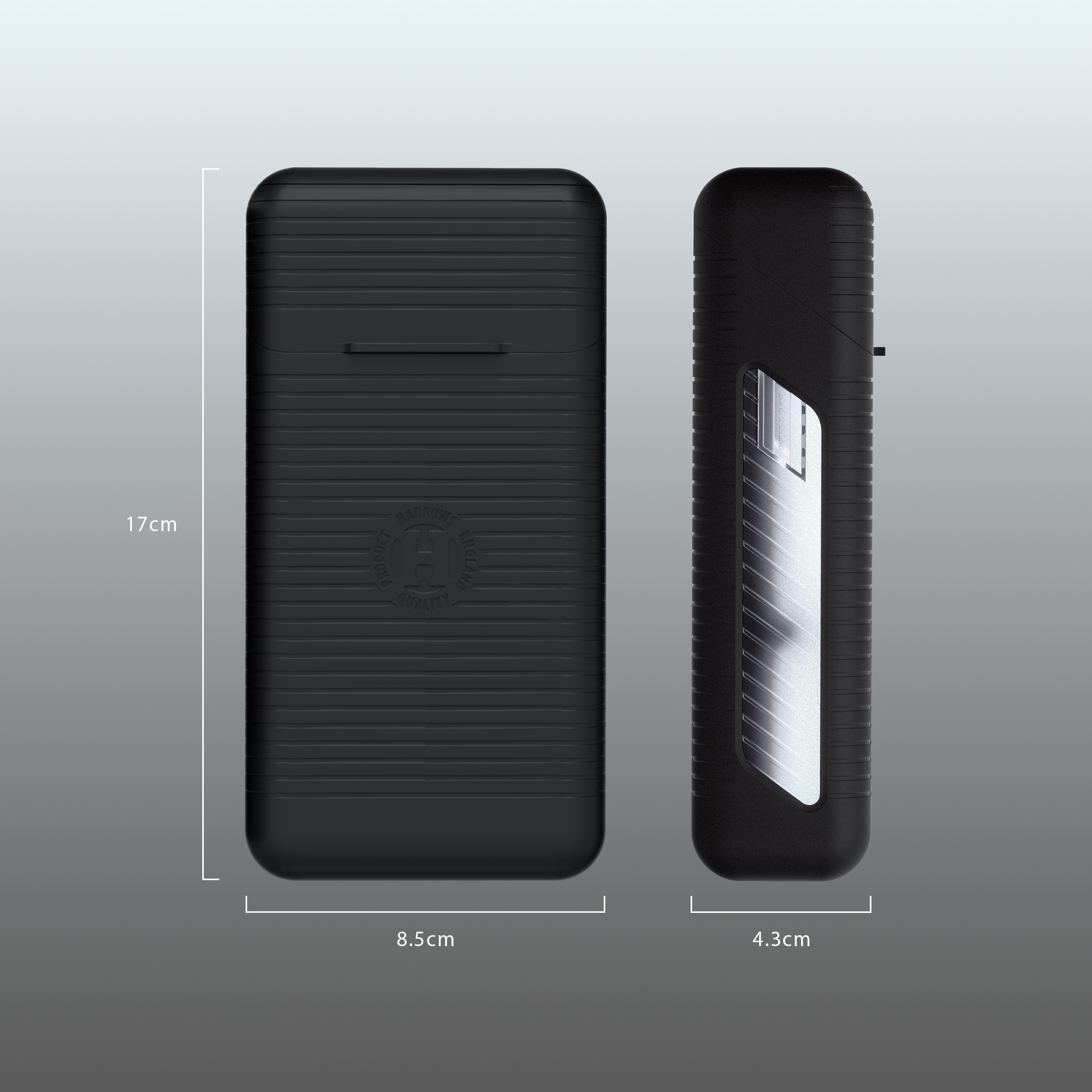 Custodia per freccette Harrows Vault Das Bild zeigt ein Dartcase von Harrows in transparenter Ausführung. Es wird als Harrows Vault Dartcase Clear dargestellt.