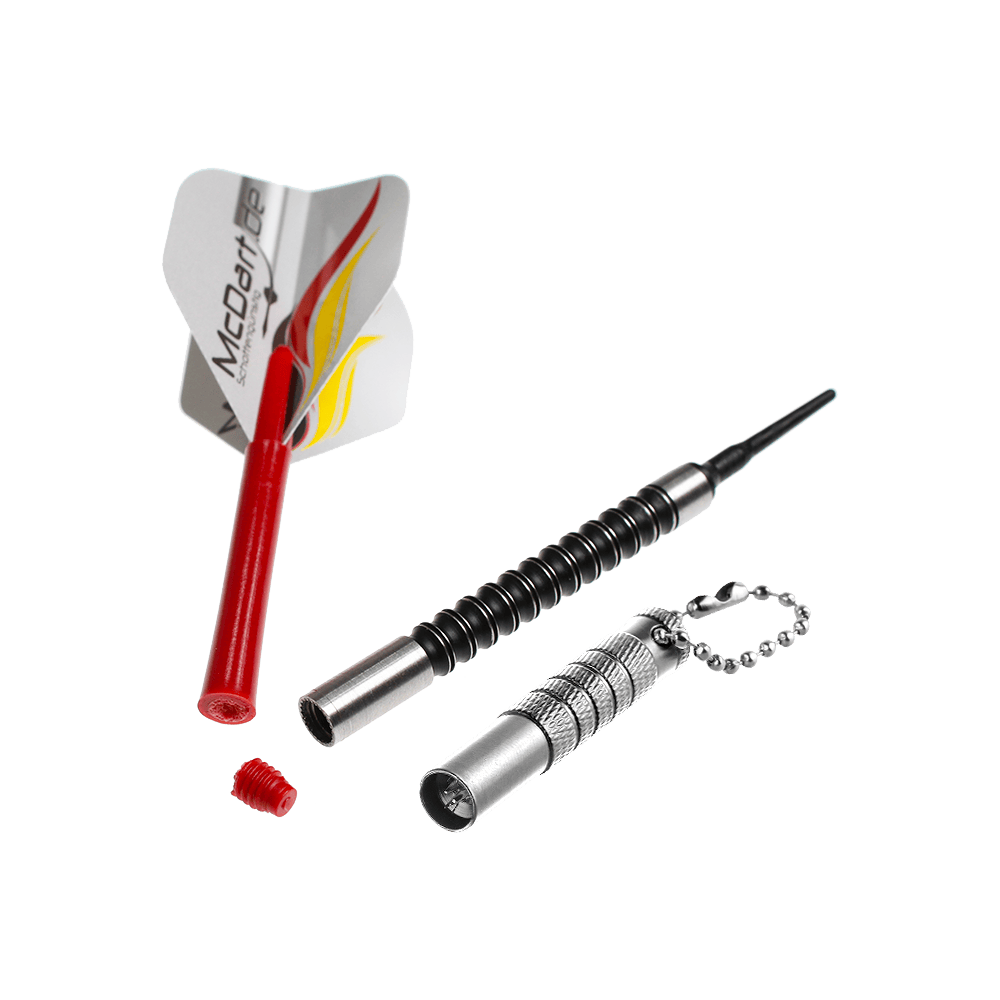 Rimuovi residui di proiettili Das Bild zeigt noch einmal einen Bullet Shaftrest Entferner in Silber. Es ist ein Werkzeug zum Entfernen von Shaftrests bei Dartpfeilen.