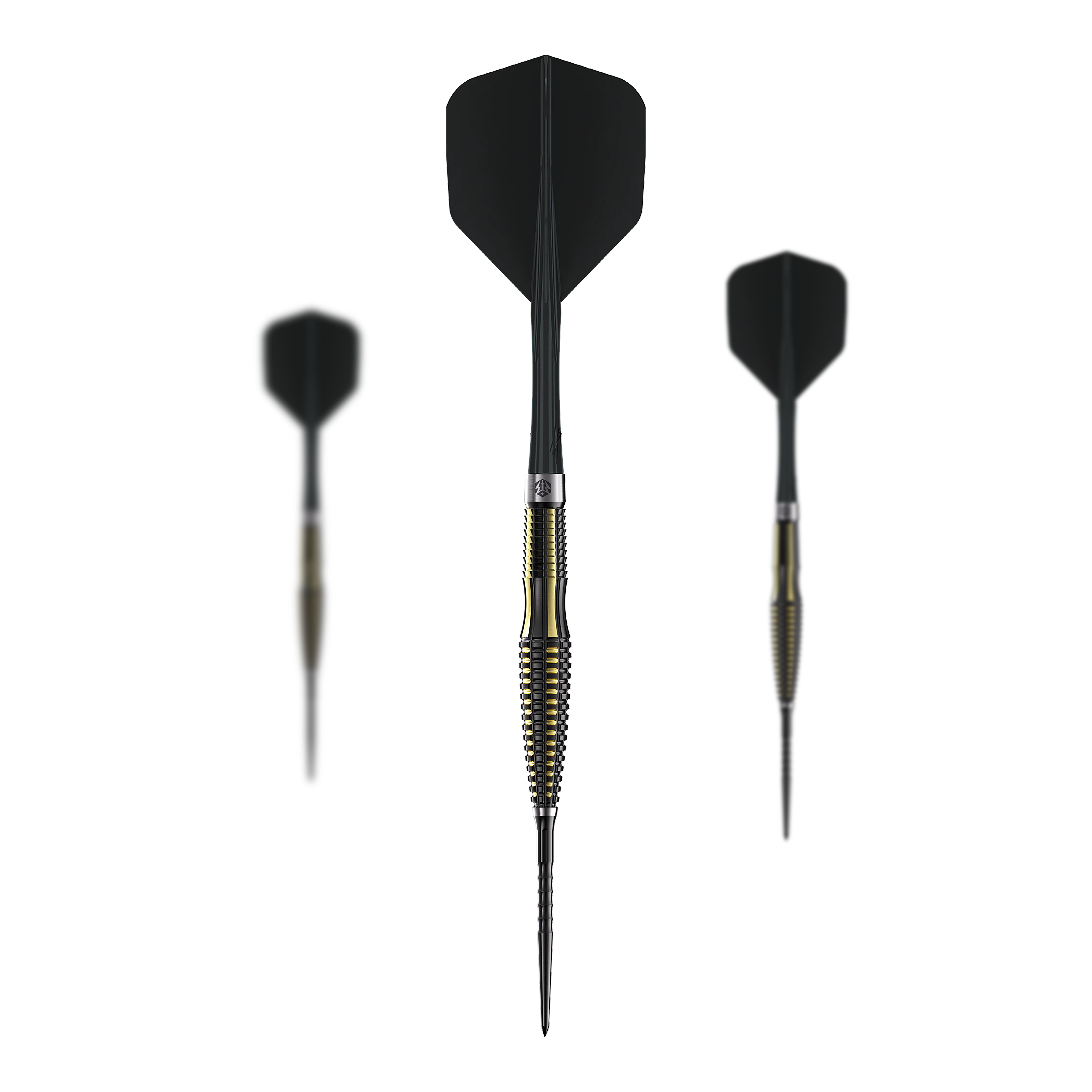 Freccette in acciaio Caliburn V-Series V1 Zu sehen ist ein Set der Caliburn V-Series V1 Steeldarts. Die Steeldarts sind besonders präzise und langlebig.