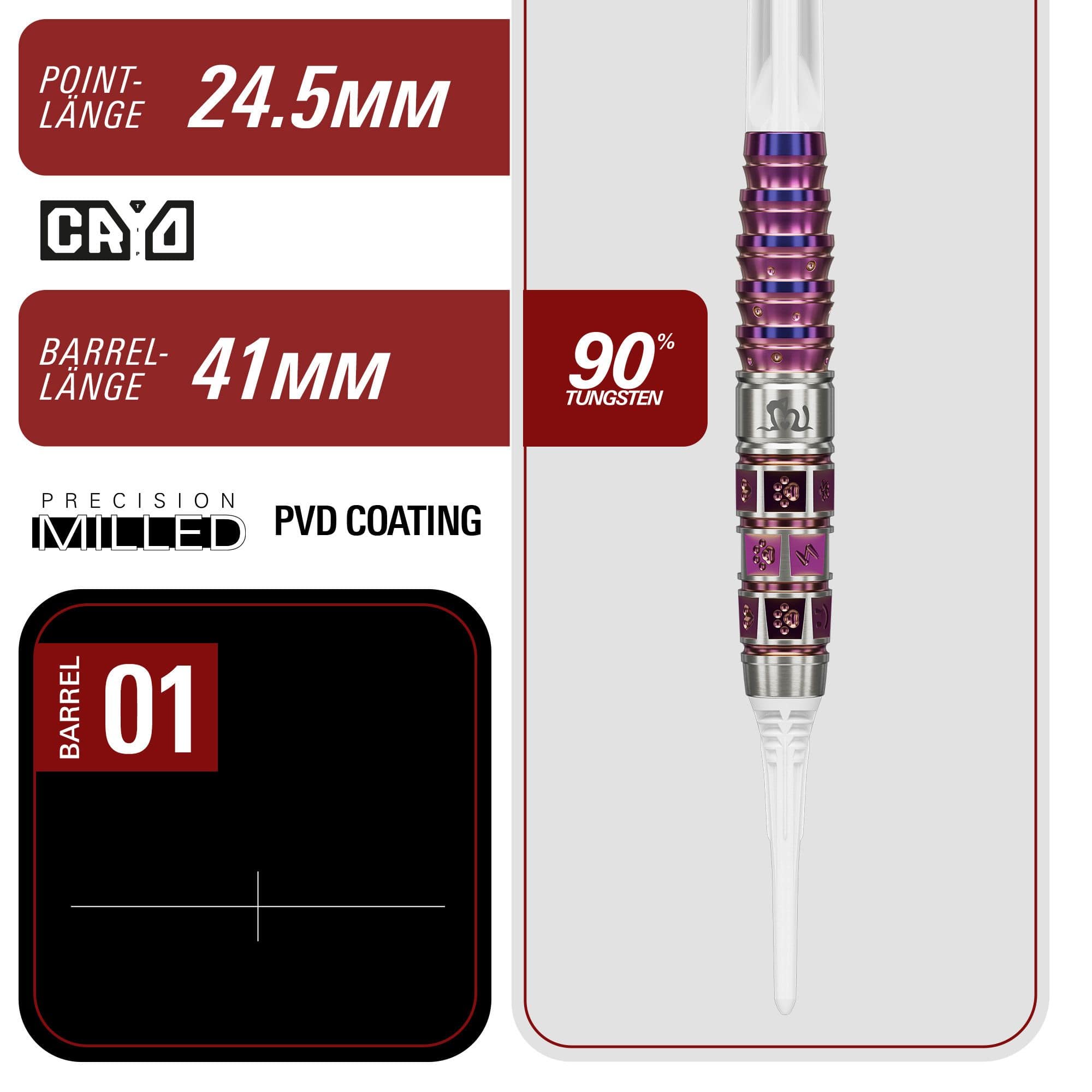 Freccette morbide Target Japan Prime Series Mayo GEN8 - 18 g Freccette morbide Target Japan Prime Series Mayo GEN8 - 18 g