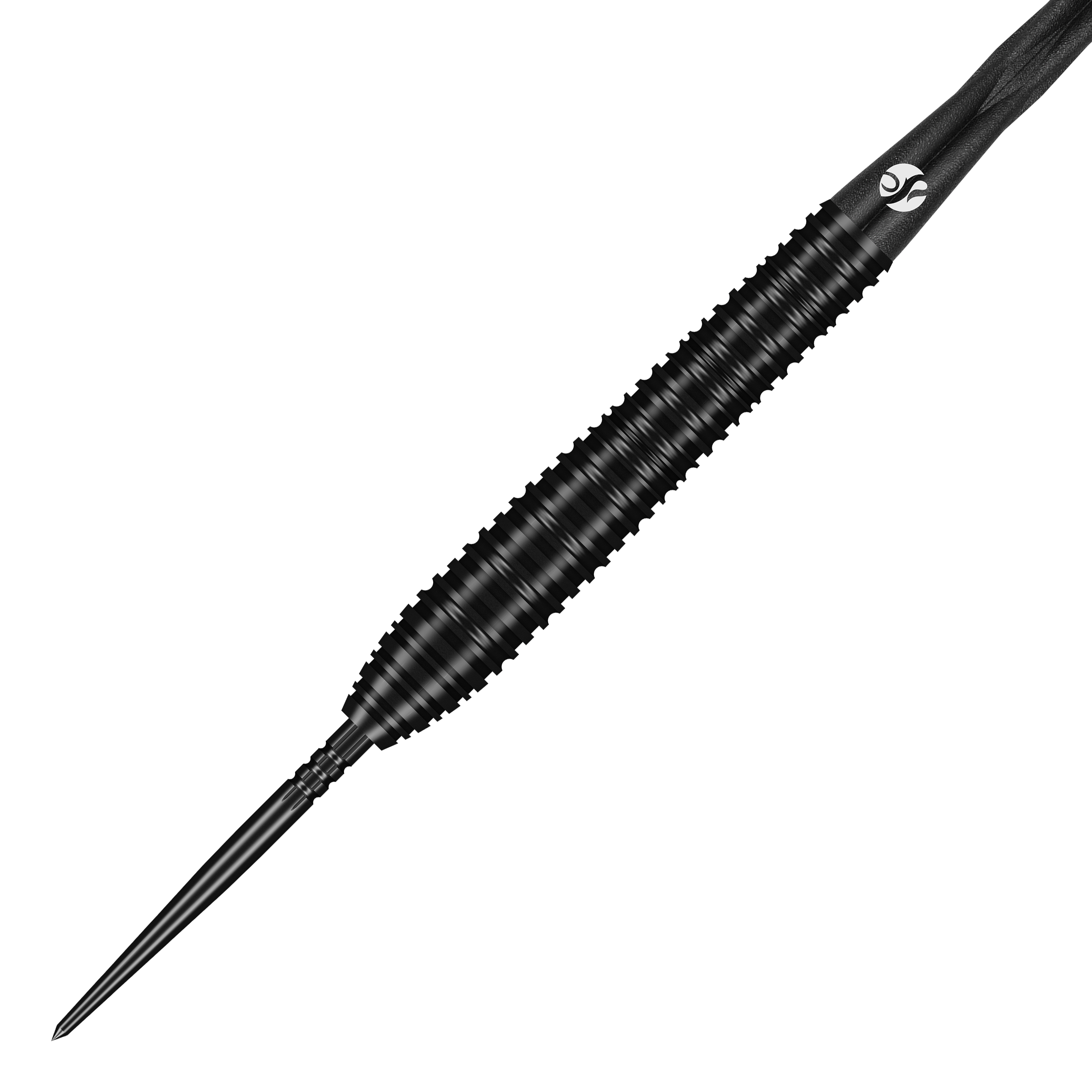 Freccette in acciaio Shot ZEN Torpedo Turbo Point - 23 g Das Bild zeigt die Shot ZEN Torpedo Turbo Point Steeldarts - 23g. Die Details der Steeldarts sind sichtbar.