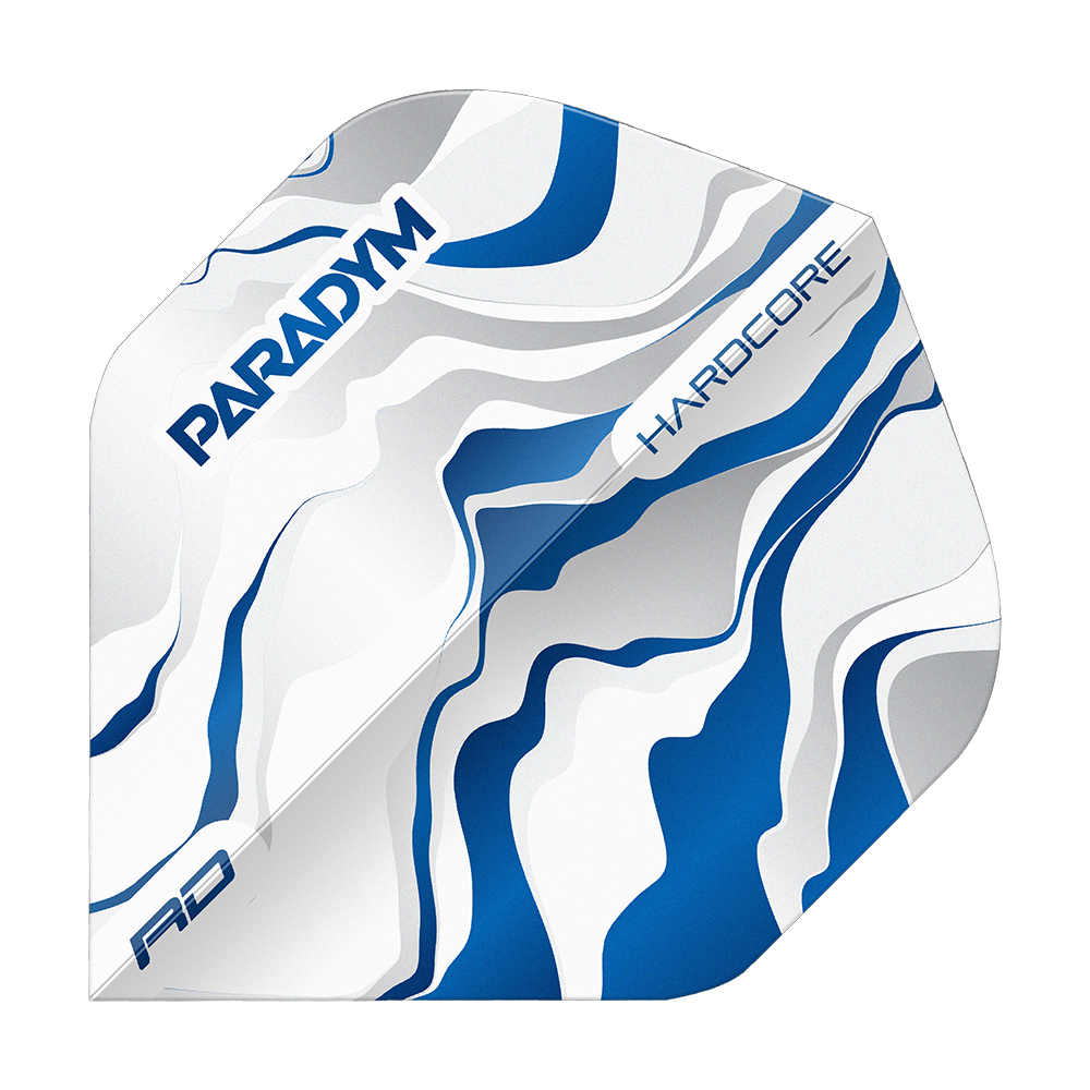 Red Dragon Hardcore Premium Paradym Blue Premium No2 Voli Standard Gezeigt wird ein Flight des Modells Red Dragon Hardcore Premium Paradym Blue Premium No2 Standard Flights. Dies ist ein blauer, robuster Standard-Flight für Dartpfeile.