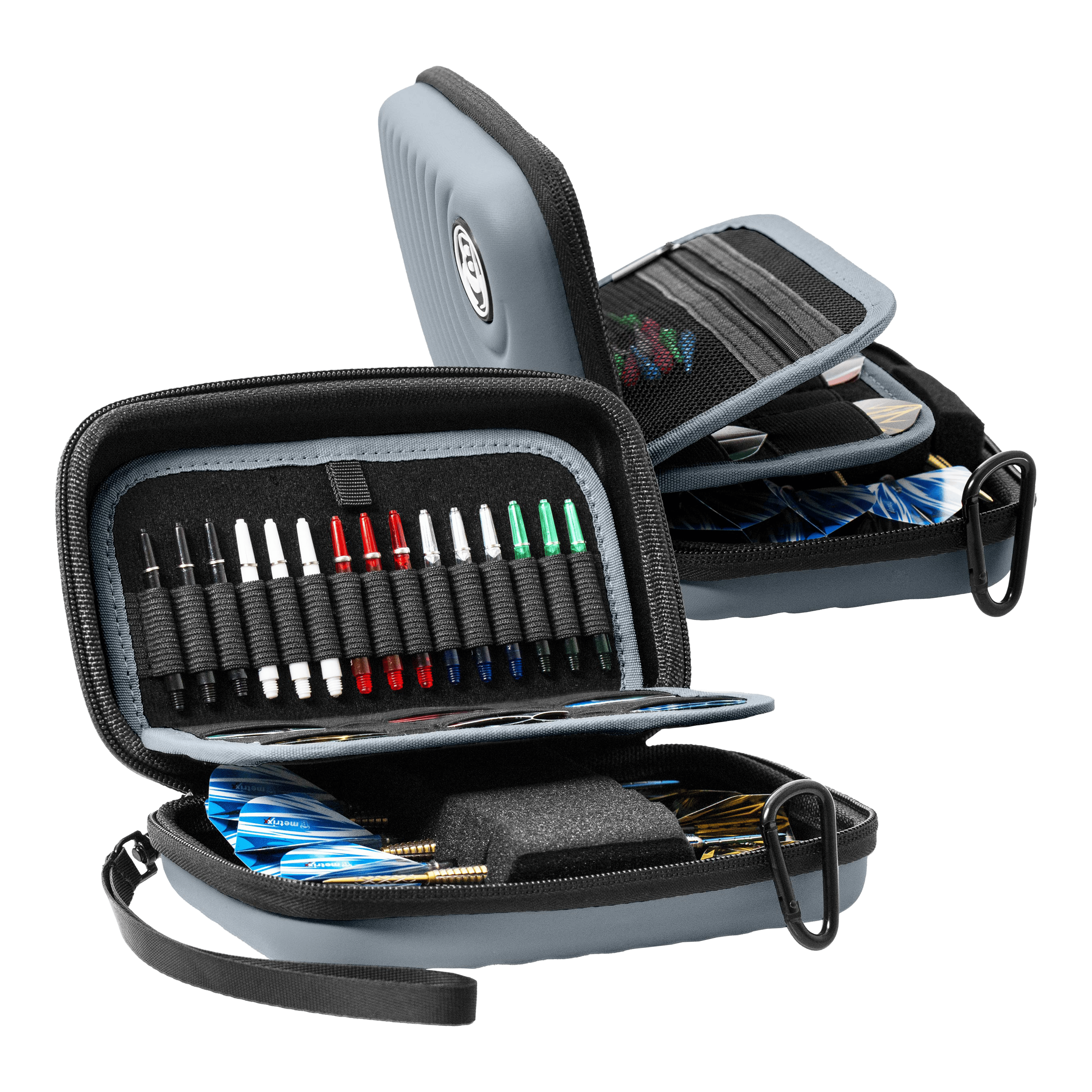 Custodia per freccette Bulls Orbis XL - Grigio Dies ist das Bulls Orbis XL Dartcase in Grau. Es schützt und transportiert Ihre Dartpfeile sicher.