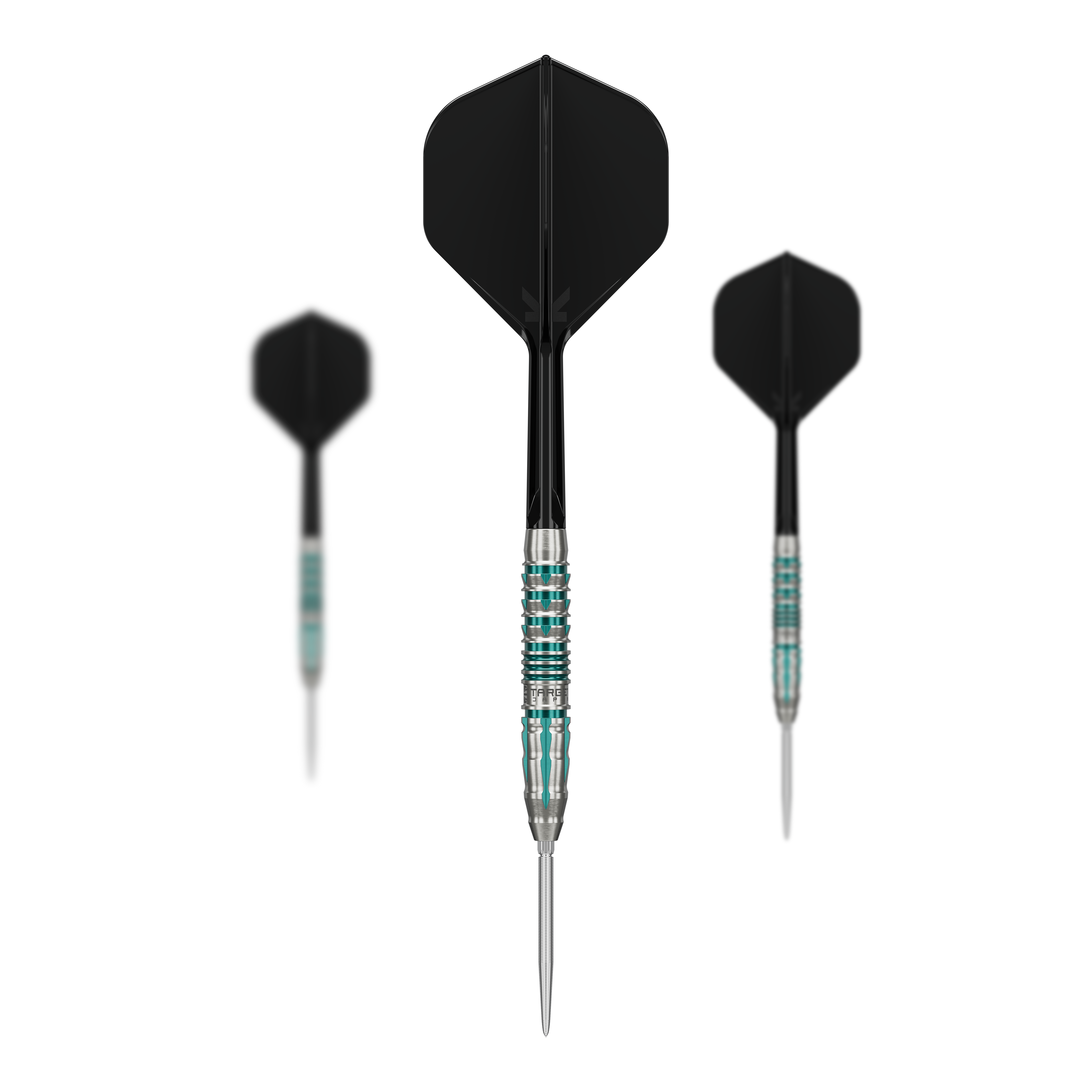 Freccette in acciaio Target Japan Black Marque Pierce Swiss Point