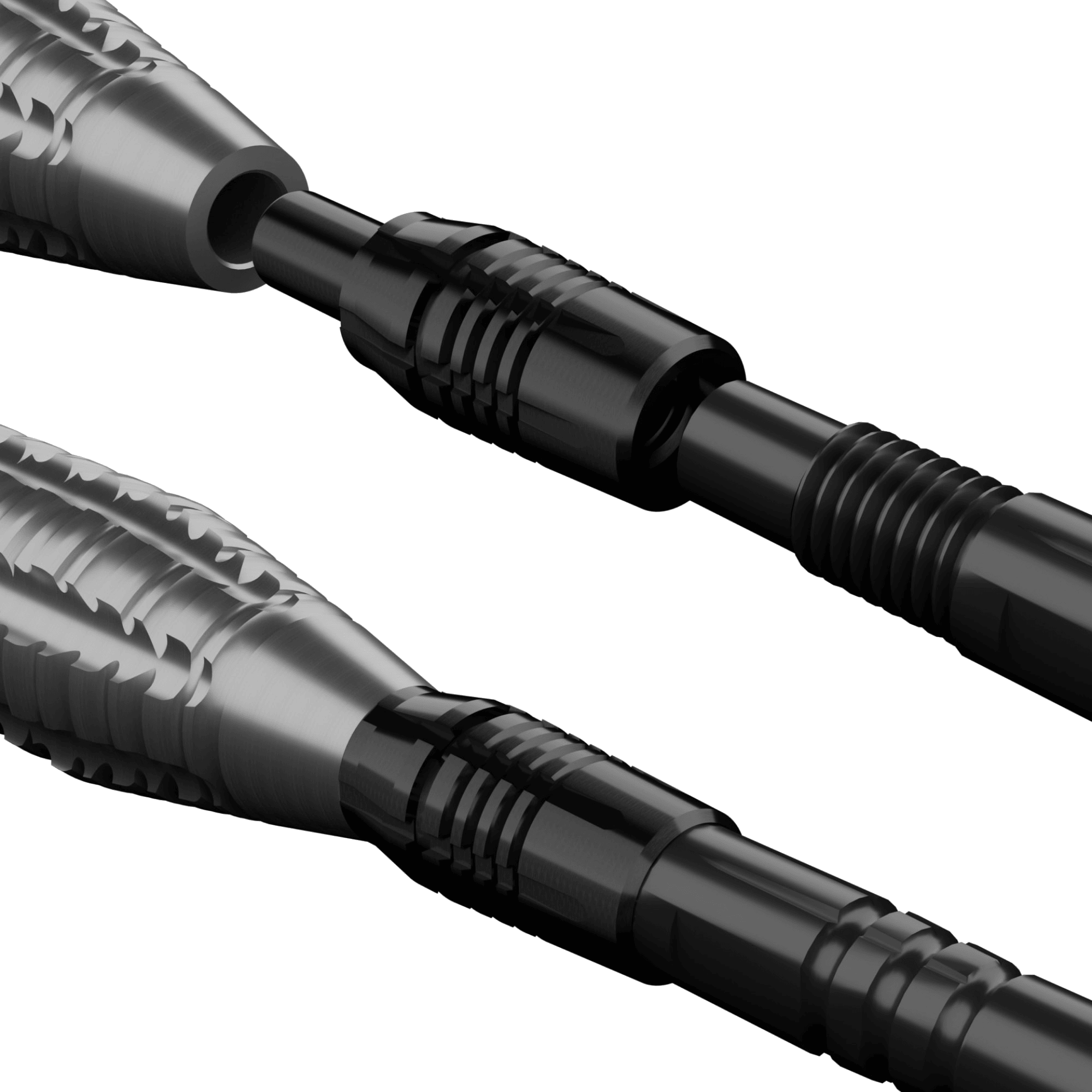 Adattatore a punta filettata corta Auf dem Foto ist der Shot Threadhead Point Adapter zu sehen. Er wird als Zubehör für Darts verwendet.