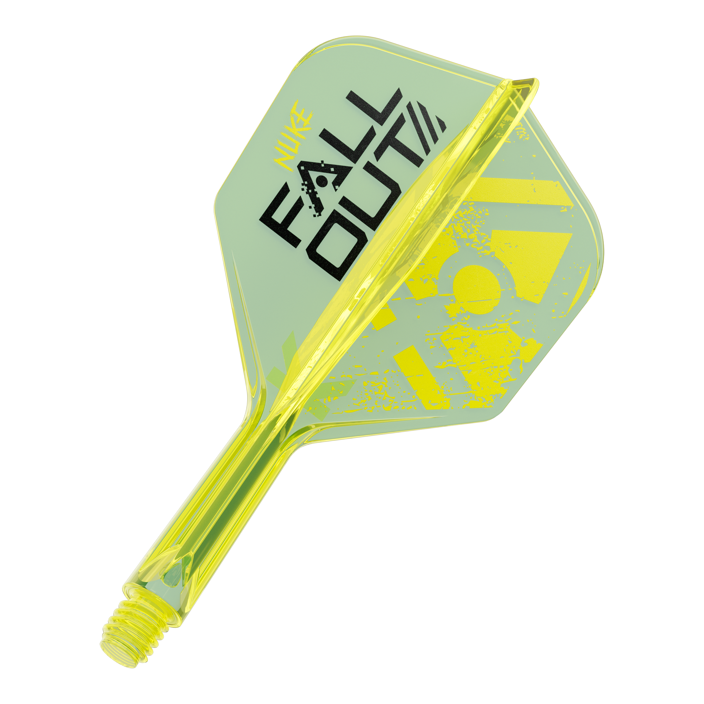 Target K-Flex Luke Littler Fallout No6 Flights Abgebildet ist ein Flight aus der Serie Target Luke Littler Fallout No6 KFlex. Der Flight ist in 19 mm Größe zu sehen.