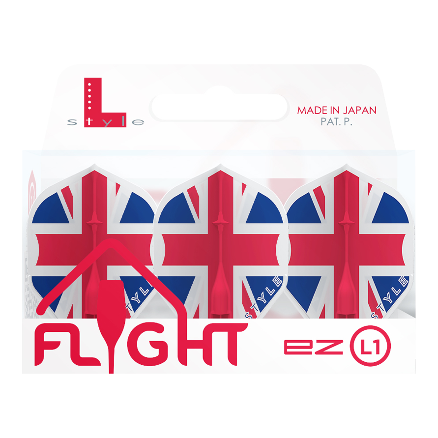 Alette standard L1EZ firmate stile L. Union Jack