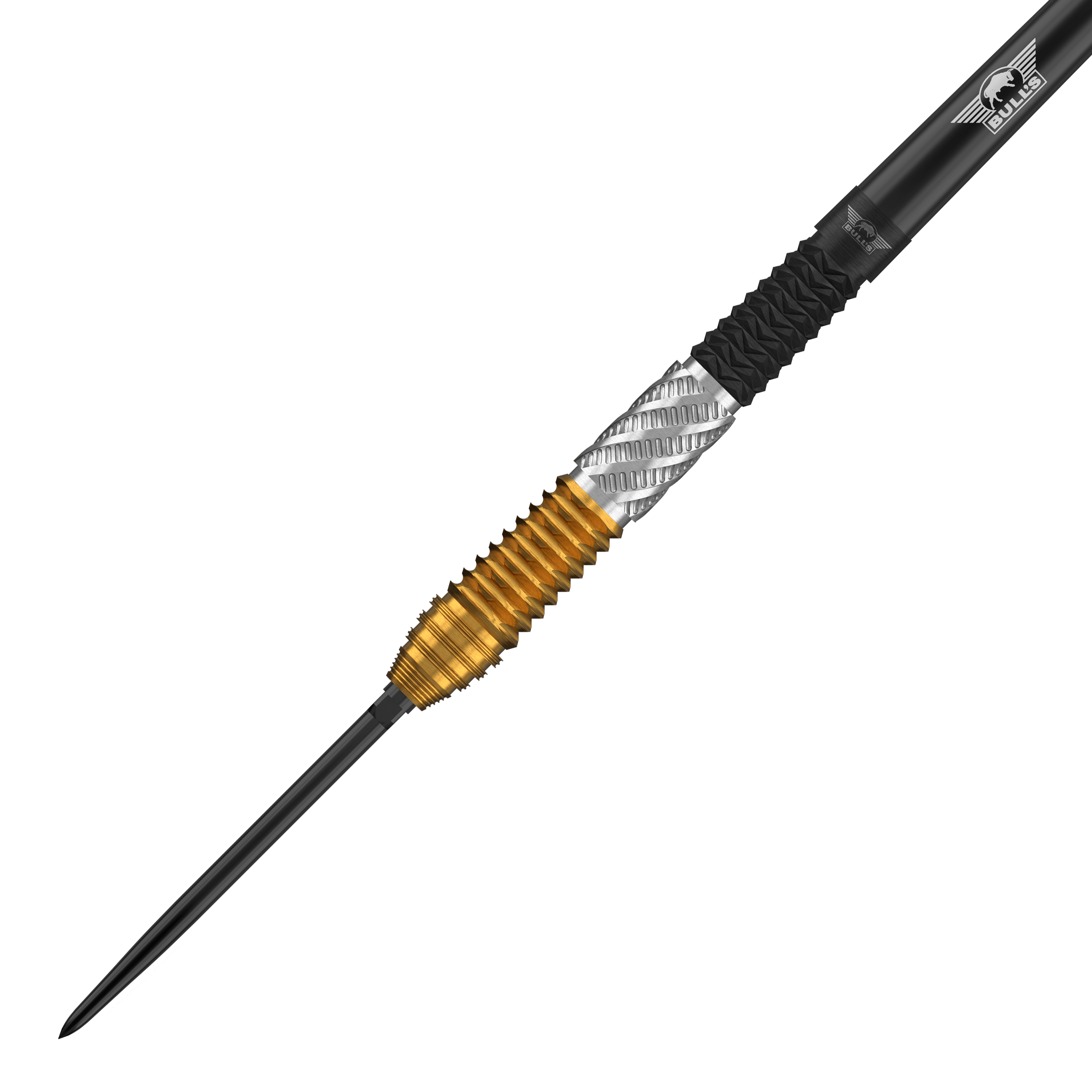 Bulls NL Dirk Van Duijvenbode 95% Convertibile Punti Steeldarts Das Bild zeigt die Bulls NL Dirk Van Duijvenbode 95% Convertible Points Steeldarts. Die Darts sind für präzises Steeldartspiel geeignet.
