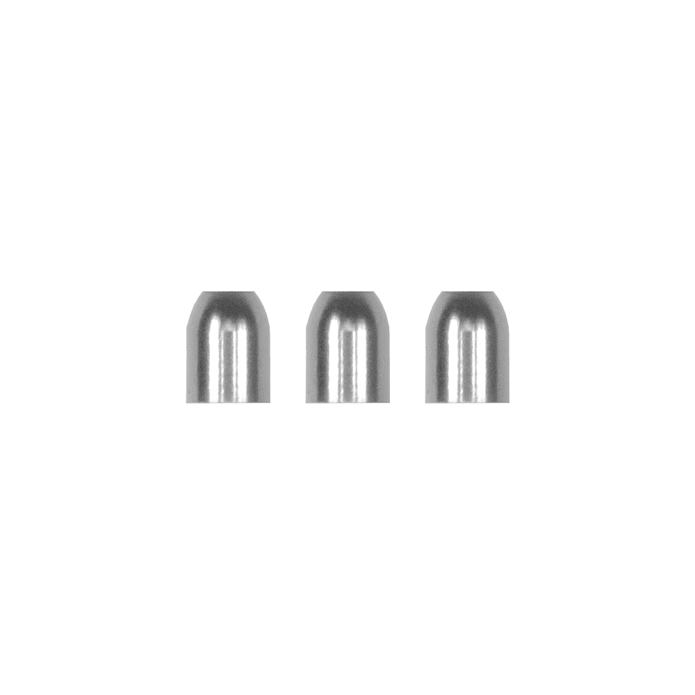 LCR-SLV_L-Style_Premium_Metall_Champagne_Ringe_Silber_1 Das Bild zeigt drei silberne Metallringe des Produkts "L-Style Premium Metall Champagne Ringe". Sie sind nebeneinander auf einem neutralen Hintergrund angeordnet.