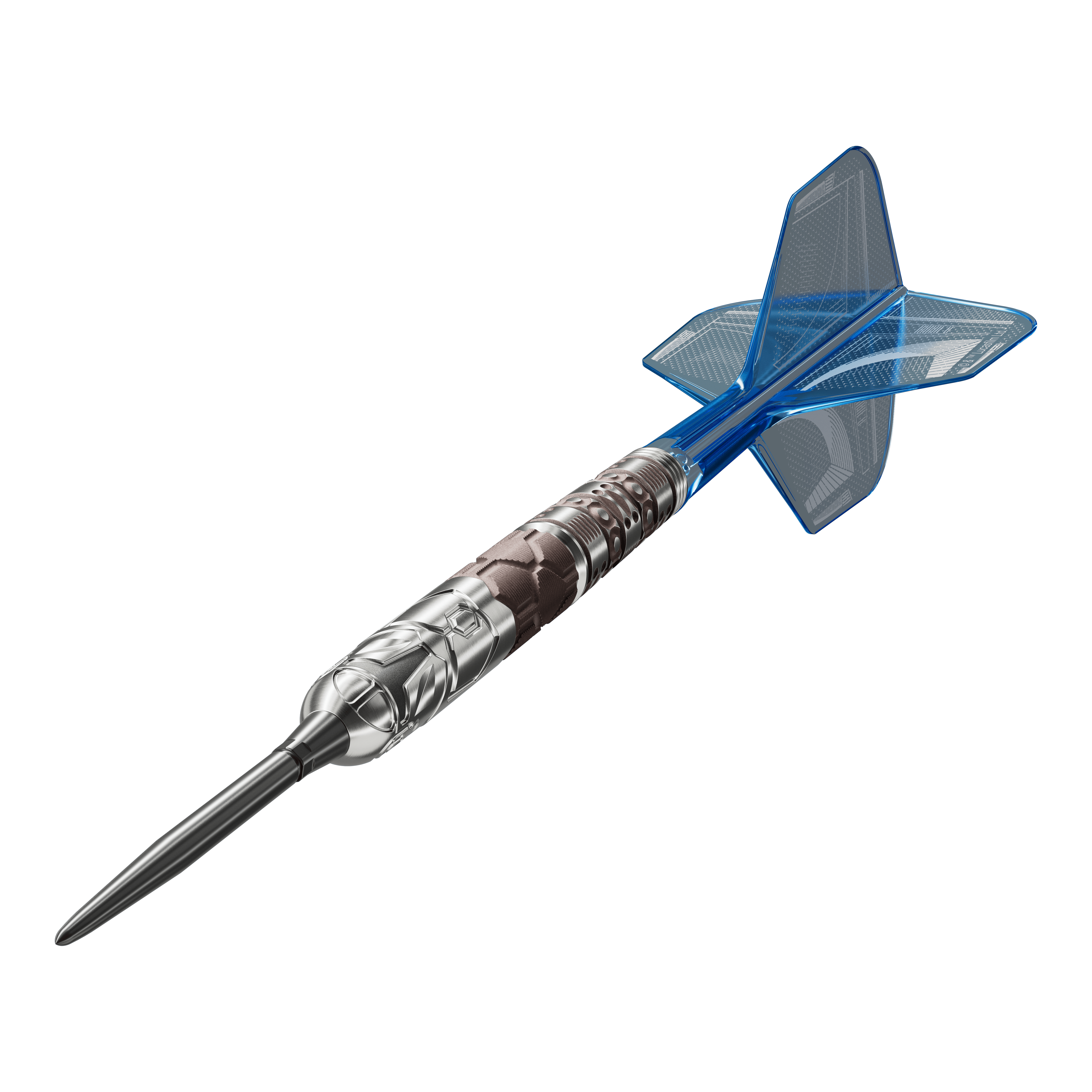 Dardi in acciaio Target Star Wars Mandalorian 95 Swiss Point Auf dem Bild sind die Target Star Wars Mandalorian 95 Swiss Point Steeldarts zu sehen. Das Produkt verbindet Qualität mit einem einzigartigen Mandalorian-Look.