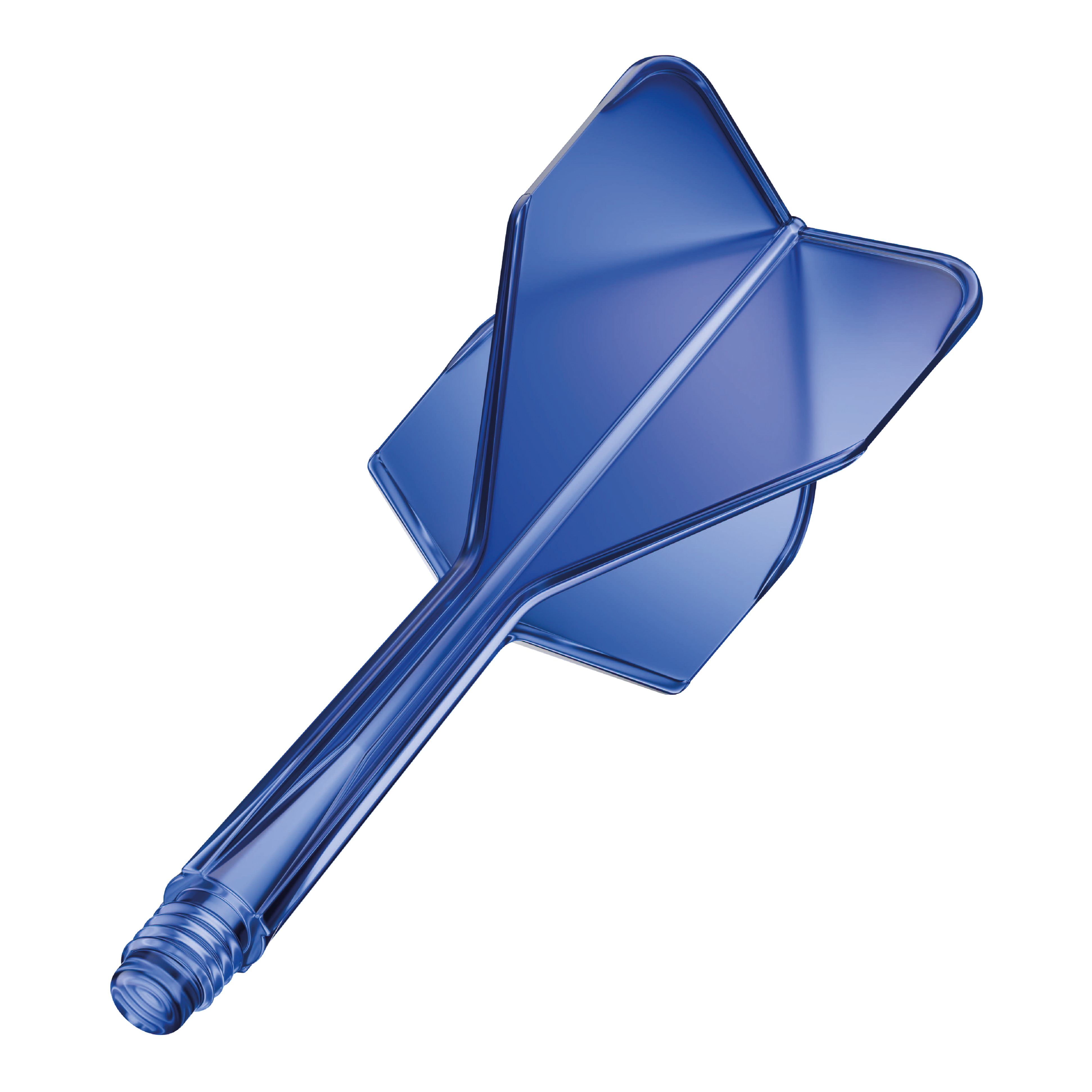 Sistema di alberi di volo GOAT A1R No6 - Blu Das Bild zeigt das Produkt "GOAT A1R No6 Flight-Shaft-System" in Blau. Es handelt sich um einen einteiligen Flight-Shaft für Darts.