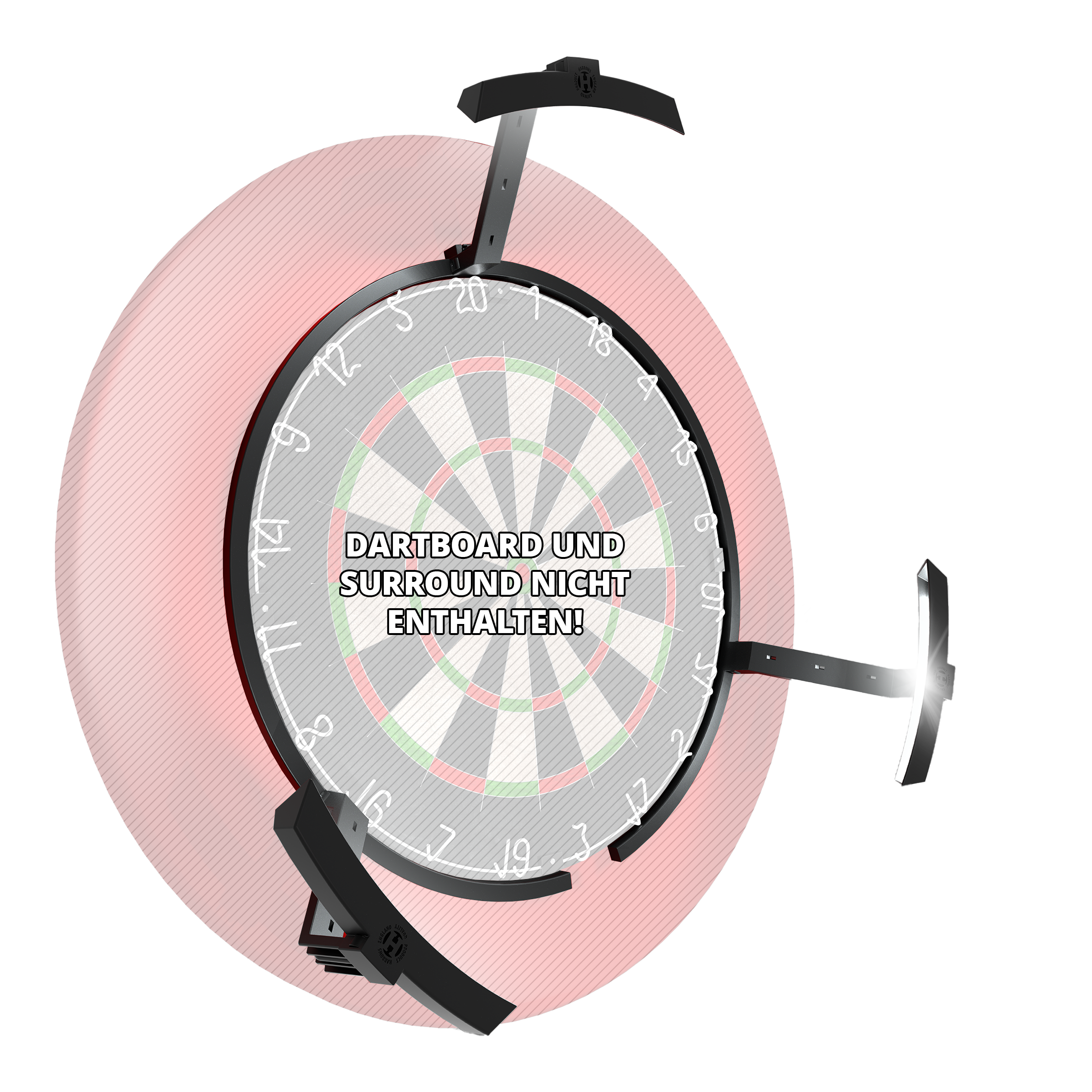 Harrows TriLight LED Dartboard Beleuchtung