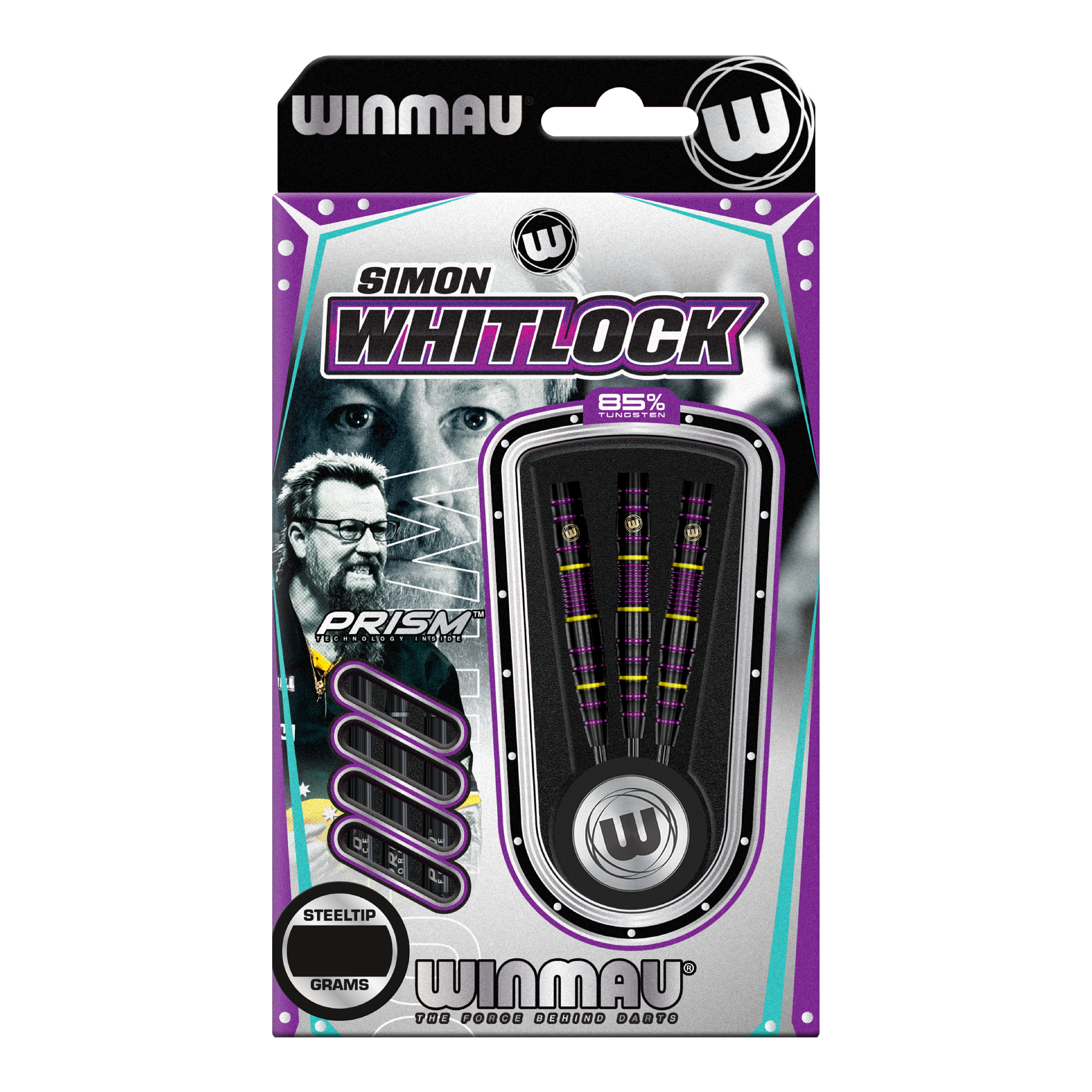Freccette in acciaio Winmau Simon Whitlock 85 Pro-Series
