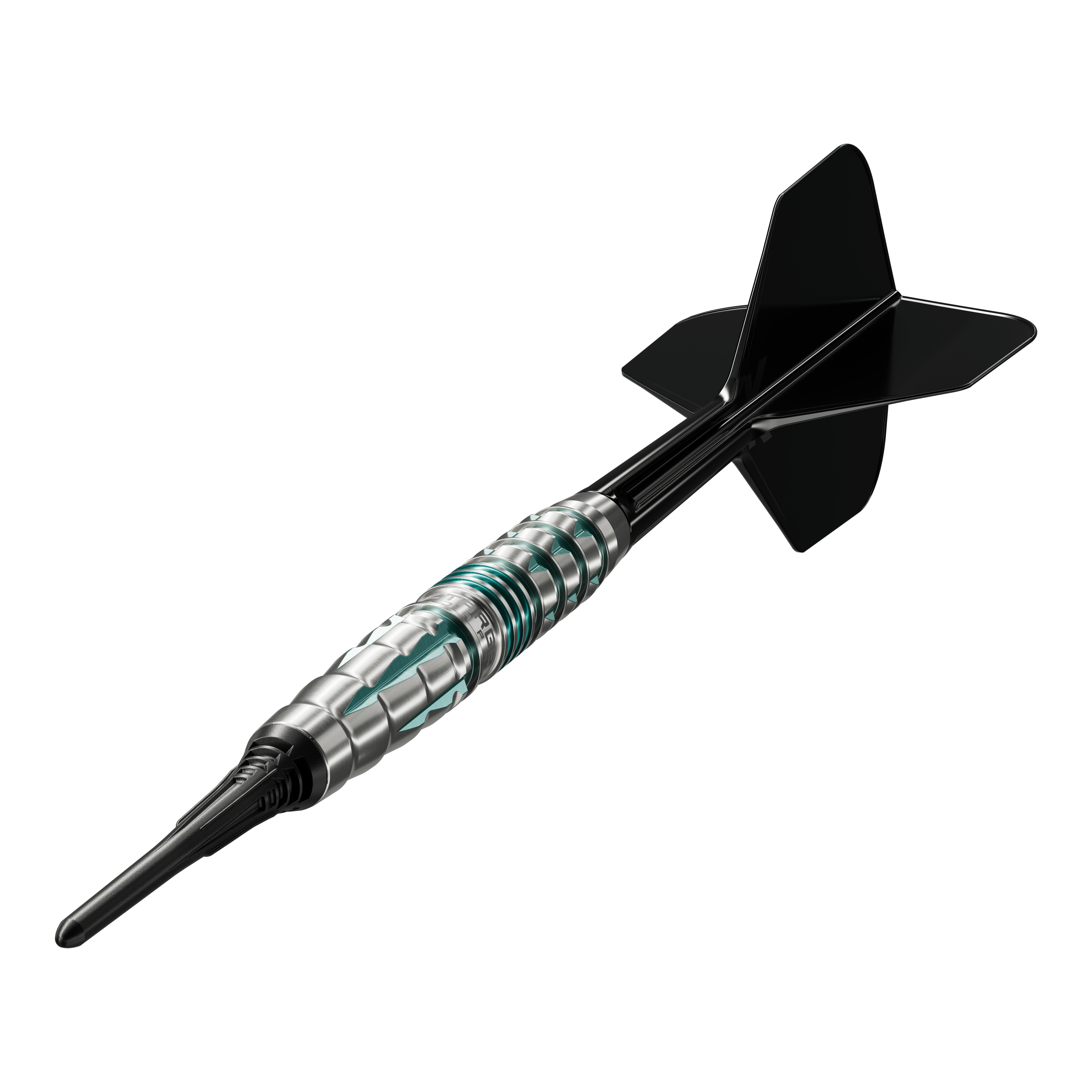 Freccette morbide Target Black Marque Pierce - 18,5 g Auf dem Foto ist das Produkt Target Black Marque Pierce Softdarts - 18,5g zu sehen. Diese Darts haben ein elegantes Design und eignen sich ideal für Softdart-Liebhaber.