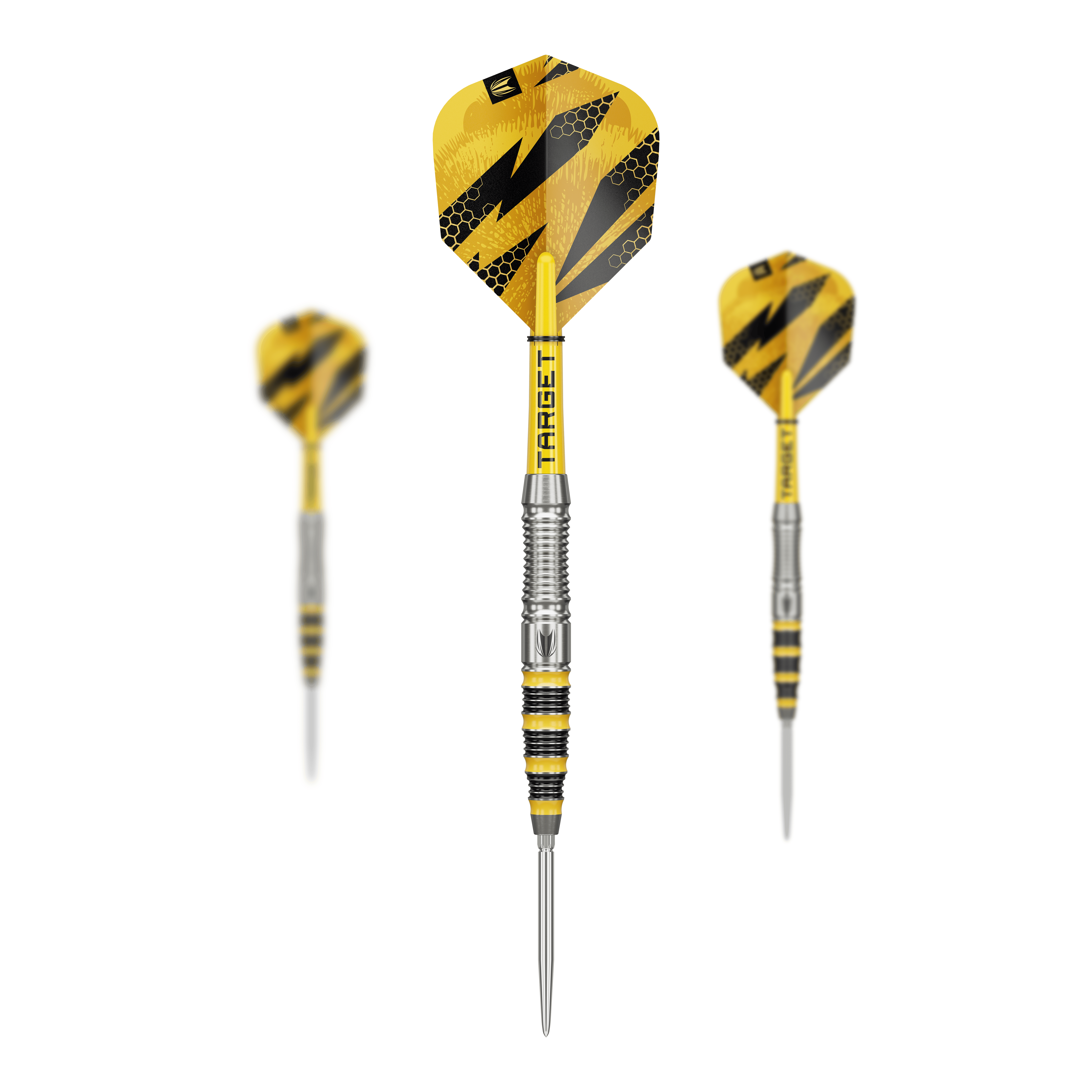 Freccette in acciaio Target Buzz 03 Swiss Points Abgebildet ist das Target Buzz 03 Swiss Points Steeldarts Set. Die Darts sind für das Steeldart-Spiel geeignet.