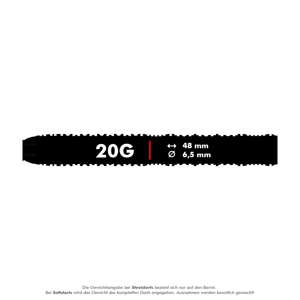 Freccette morbide Shot ZEN Straight - 20 g