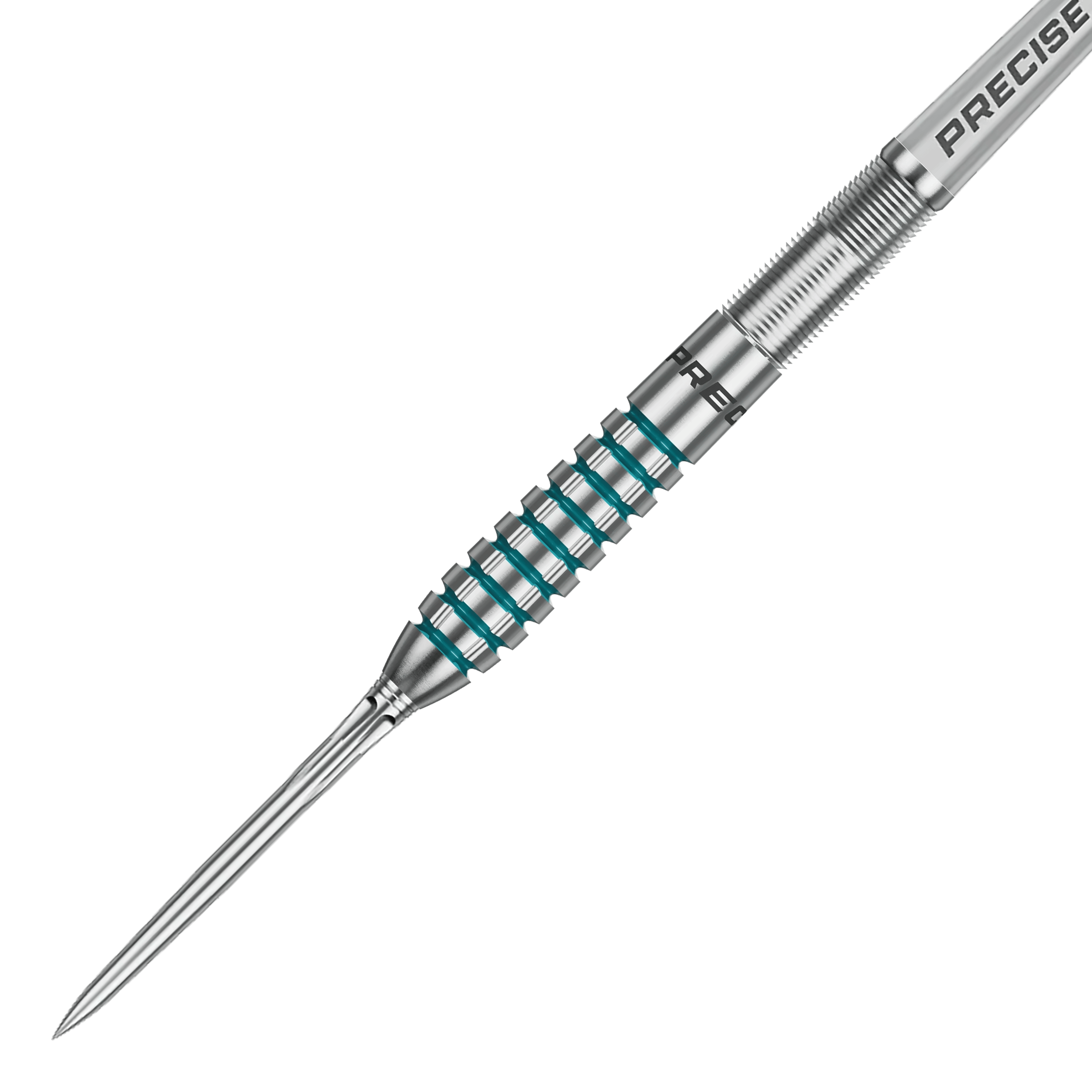 Freccette in acciaio Precise 180 MRV1 Das Bild zeigt die Precise 180 MRV1 Steeldarts - 23g. Die Steeldarts sind deutlich zu erkennen und eignen sich ideal für Dartspieler.