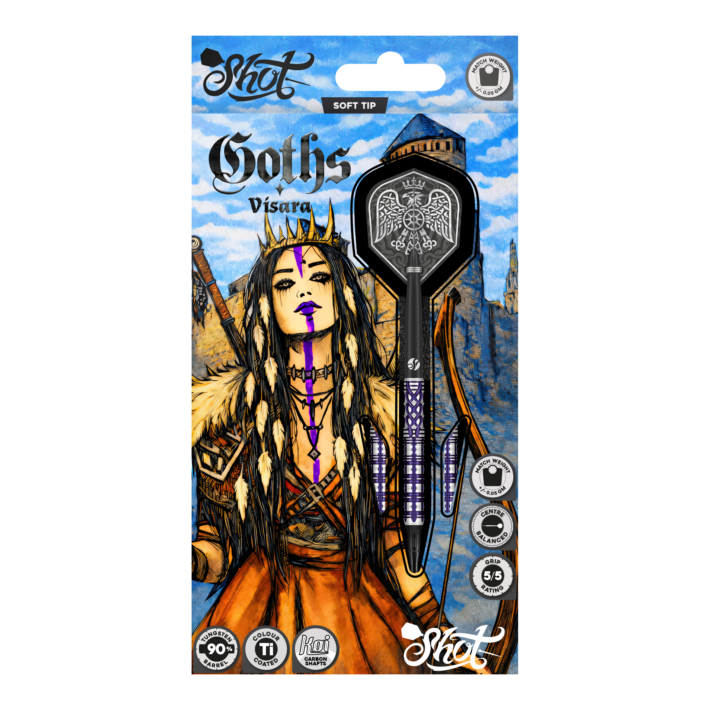 Freccette morbide Shot Goths Visara - 20 g Freccette morbide Shot Goths Visara - 20 g