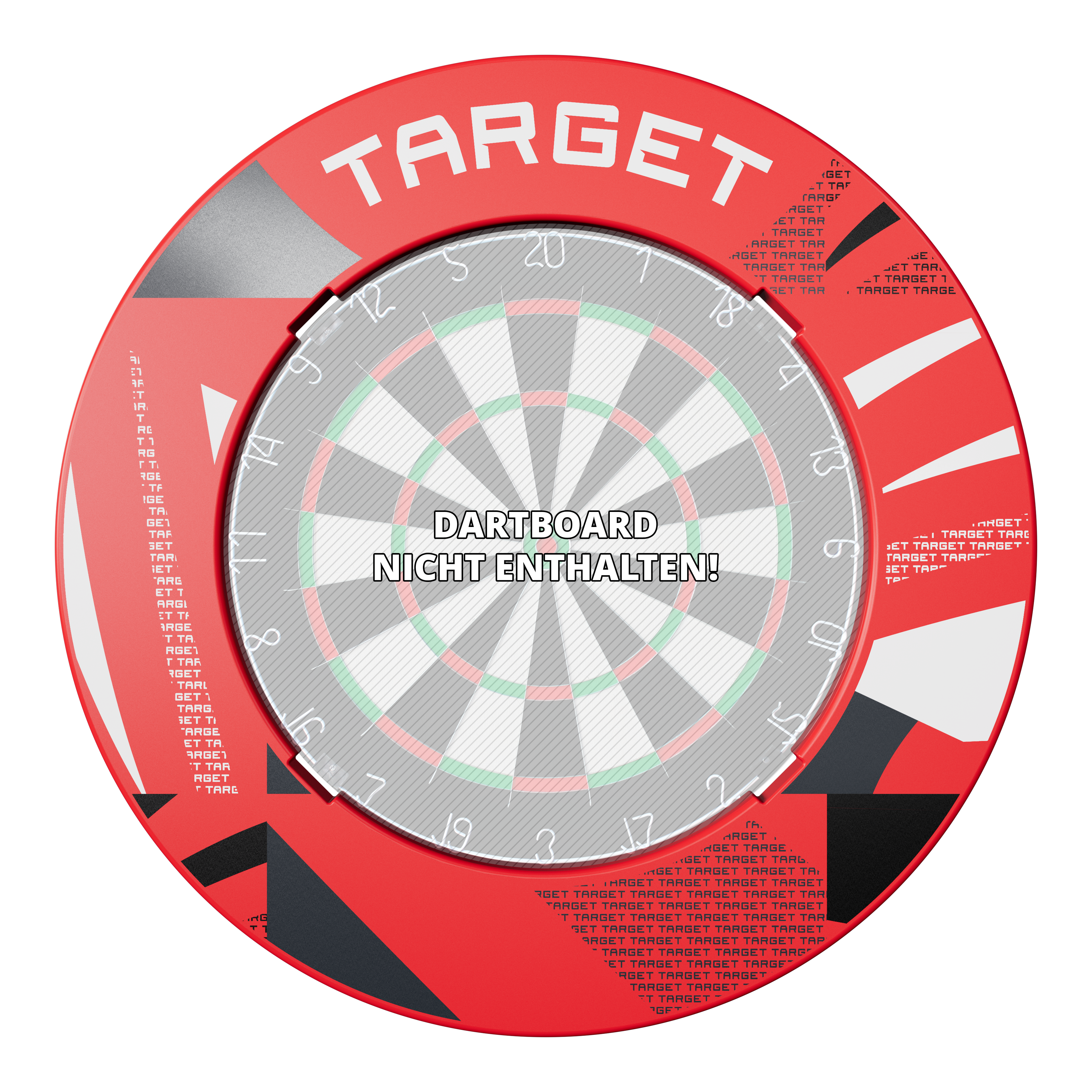 Target per freccette con motivo a tacche