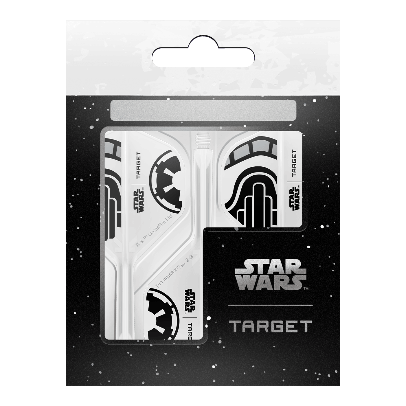 Voli standard Target Star Wars K-Flex Stormtrooper No2 Target Star Wars K-Flex Stormtrooper No2 Standard Flights. Standard-Dartsflights mit Stormtrooper-Motiv inspiriert von Star Wars.