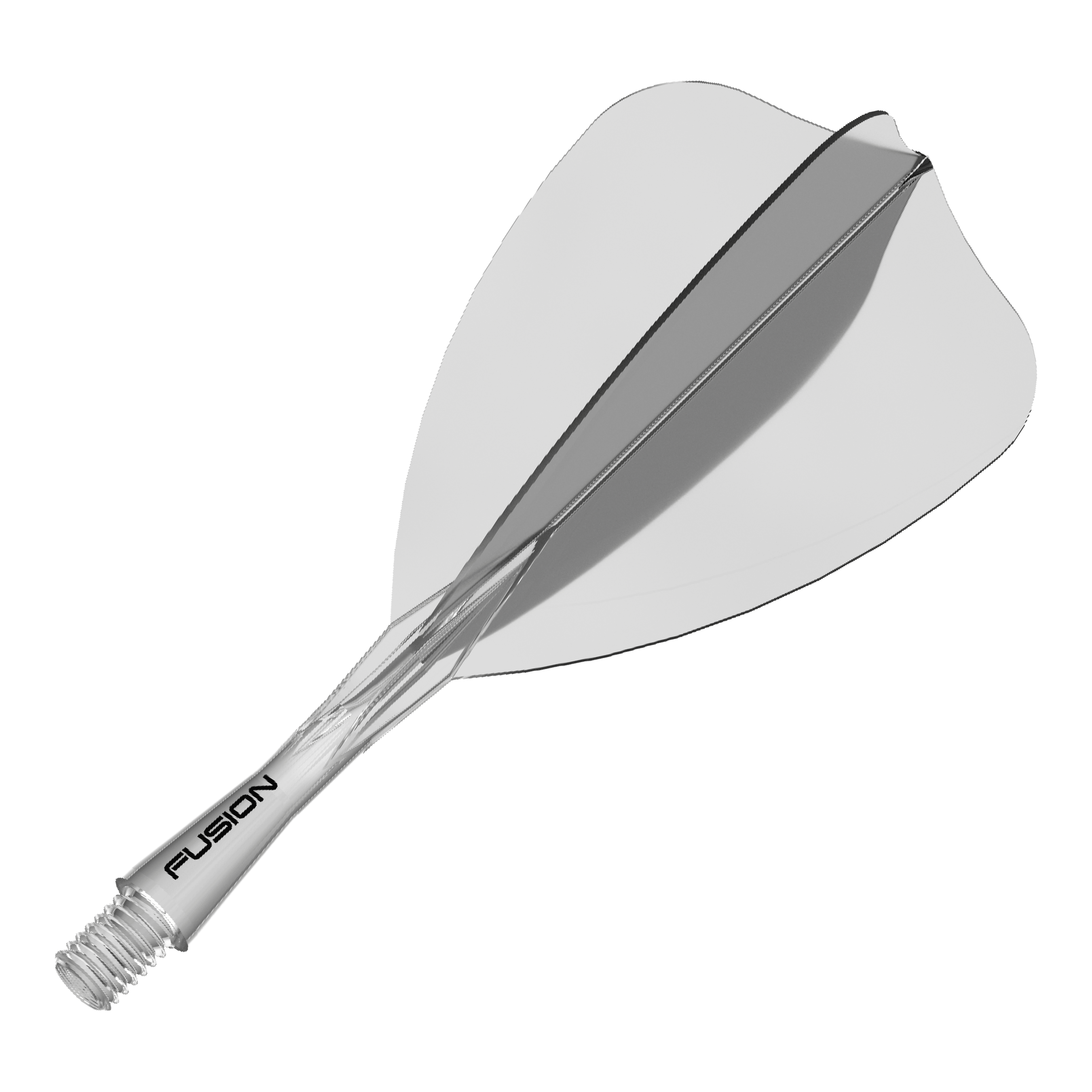 Winmau Fusion Flight Shaft System Freccia Trasparente Abgebildet ist ein Winmau Fusion Flight Shaft System Arrow, klar und 22mm. Dieses Zubehör ist für das Spiel mit Dartpfeilen gedacht.