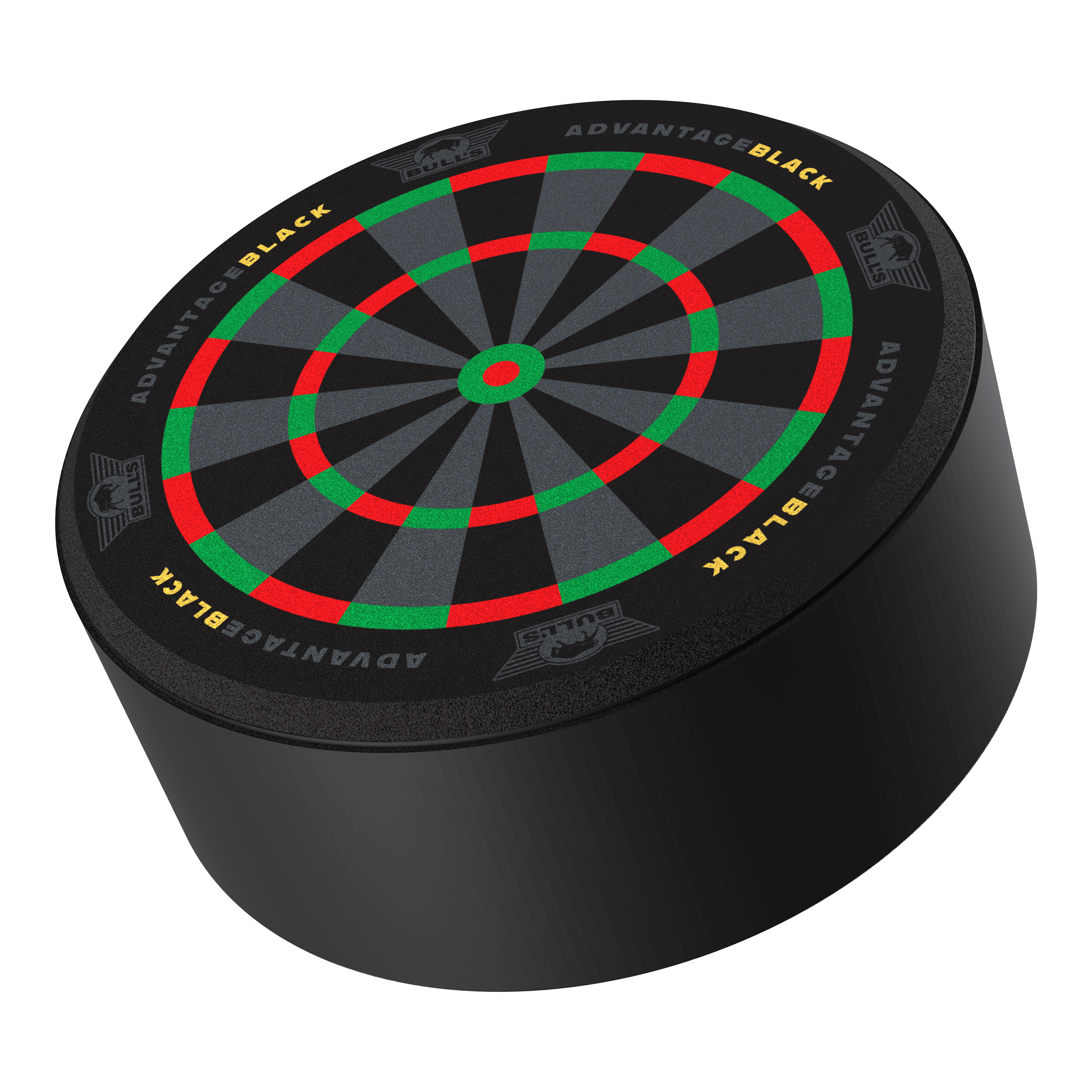 Porta freccette mini Bulls NL Advantage nero Das Bild zeigt den Bulls NL Advantage Black Mini Dart Display Darthalter. Es ist ein spezieller Halter zur Präsentation von Darts.
