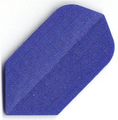 n8 Das Bild zeigt ein Nylon-Stoff Flights N8 in dunkelblauer Farbe. Es hat eine klassische, pfeilförmige Form für Dartpfeile.