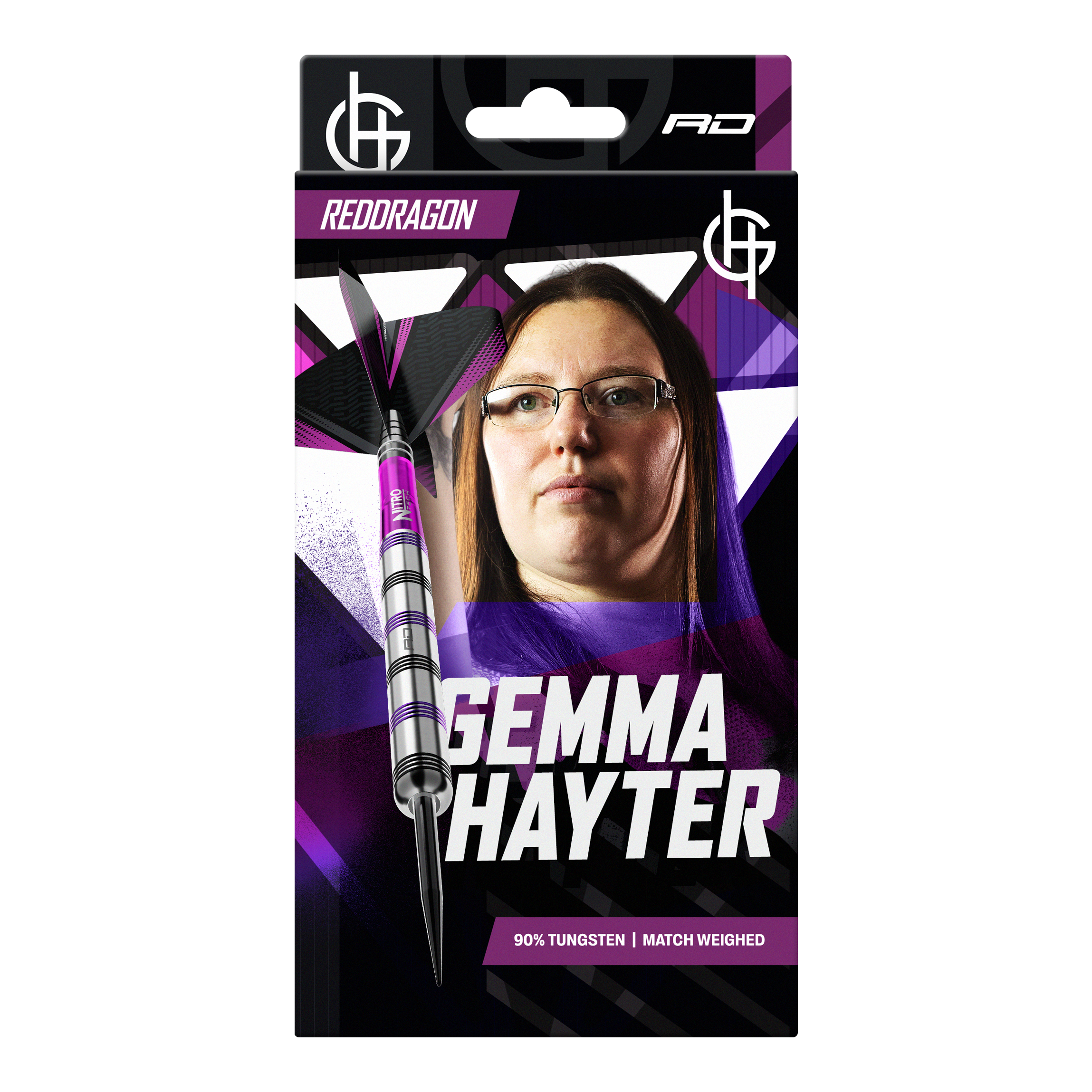 Freccette in acciaio Red Dragon Gemma Hayter - 22 g Abgebildet sind die Red Dragon Gemma Hayter Steeldarts - 22g. Die Darts sind für das Steeldartspiel konzipiert.
