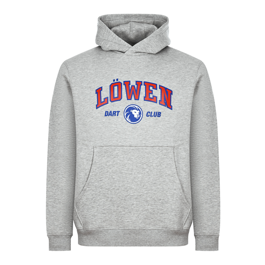 Felpa con cappuccio Lions Collection Club Das Bild zeigt einen Löwen Kollektion Club Hoodie. Der Hoodie bietet Komfort und Stil für Clubmitglieder.