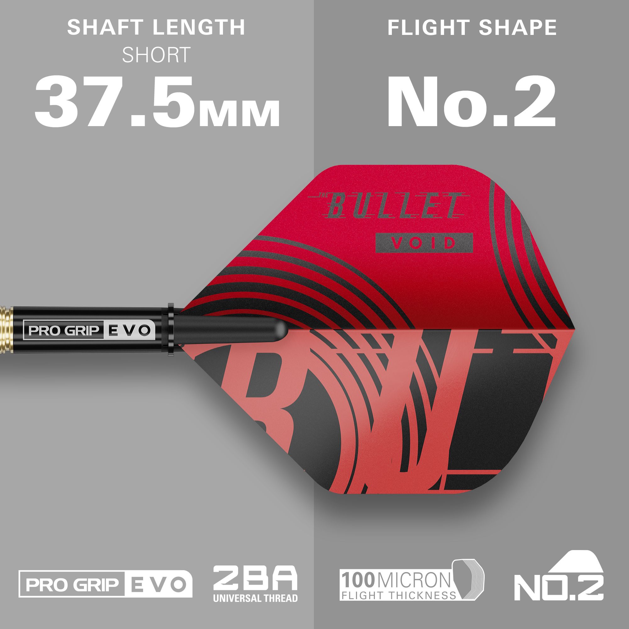 Freccette morbide Target Stephen Bunting GEN5 Void - 18 g Auf dem Bild sind die Target Stephen Bunting GEN5 Void Softdarts - 18g zu sehen. Sie sind ideal für Softdartspiel und bieten eine hochwertige Verarbeitung.