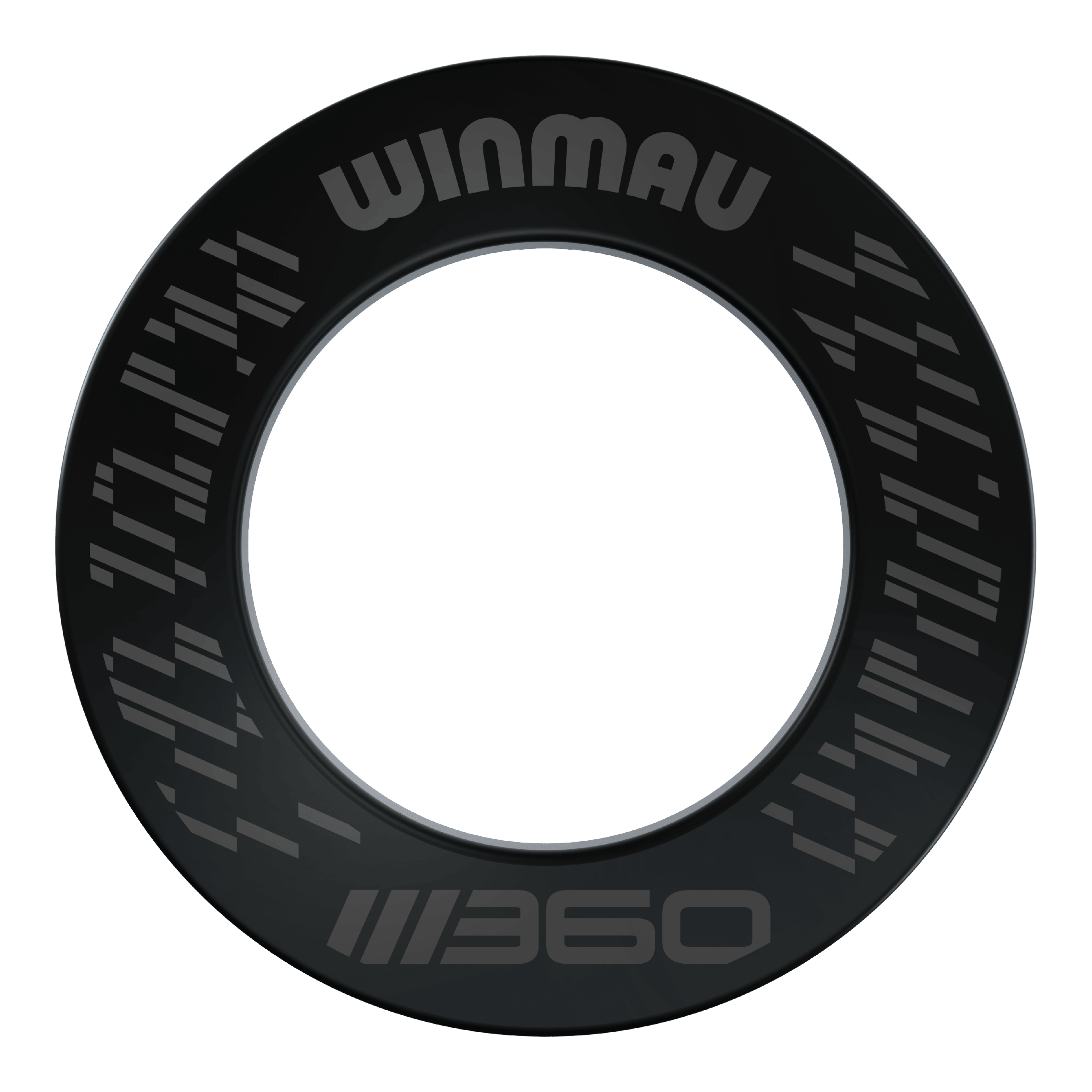 Winmau Blade 360 Dartboard Surround - Nero Das Bild zeigt das Winmau Blade 360 Dartboard Surround in Schwarz. Diese Dartboard-Umrandung schützt die Wand und bietet ein professionelles Aussehen.