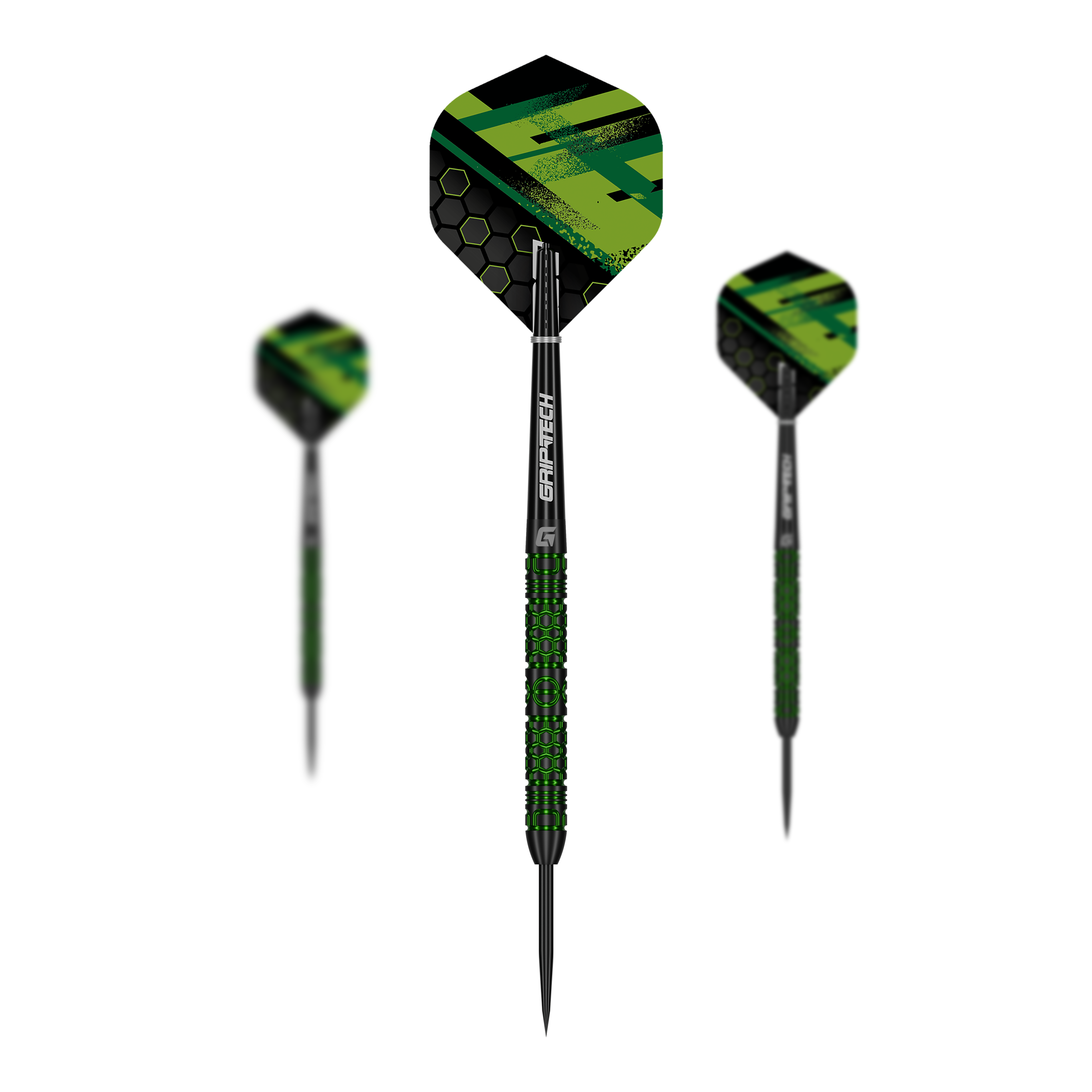 Freccette in acciaio GOAT Kick-Off Zu sehen ist ein Set der GOAT Kick-Off Steeldarts. Es besteht aus mehreren Darts und bietet optimale Spielergebnisse.