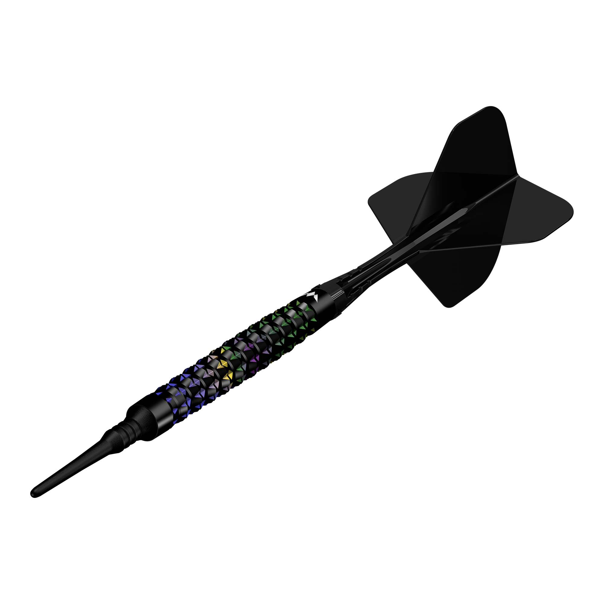 Freccette morbide Mission Black Opal - 20 g Abgebildet sind die Mission Black Opal Softdarts - 20g. Die Softdarts sind klar erkennbar dargestellt.