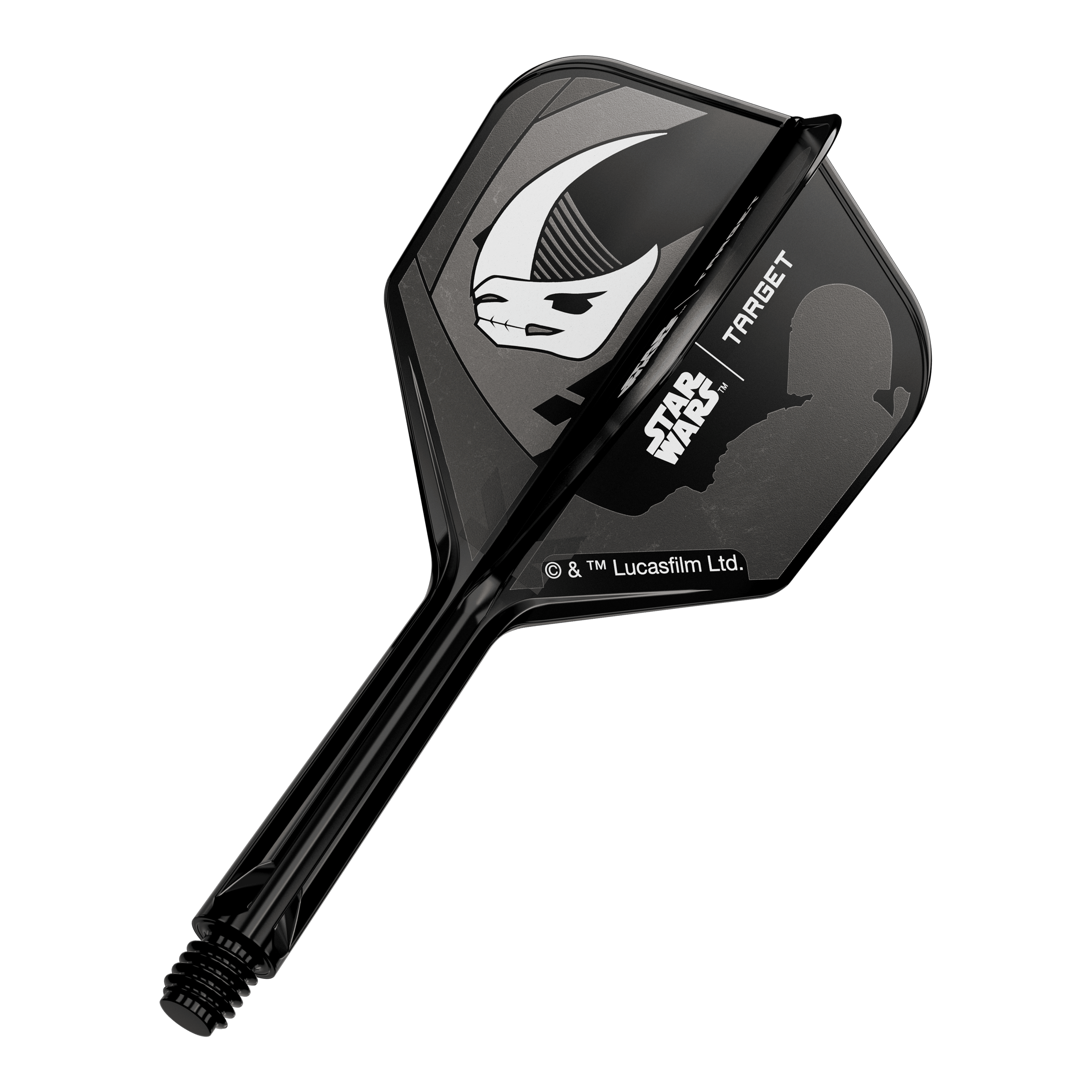 Set Target Star Wars K-Flex Mandalorian No6 Flights Abgebildet ist ein Produkt mit dem Dateinamen 410624_Target_StarWars_K-Flex_Mandalorian_Armour_No6_Flights_26mm_1a. Es handelt sich voraussichtlich um eine Mandalorian Armour Version aus der Star Wars Serie.