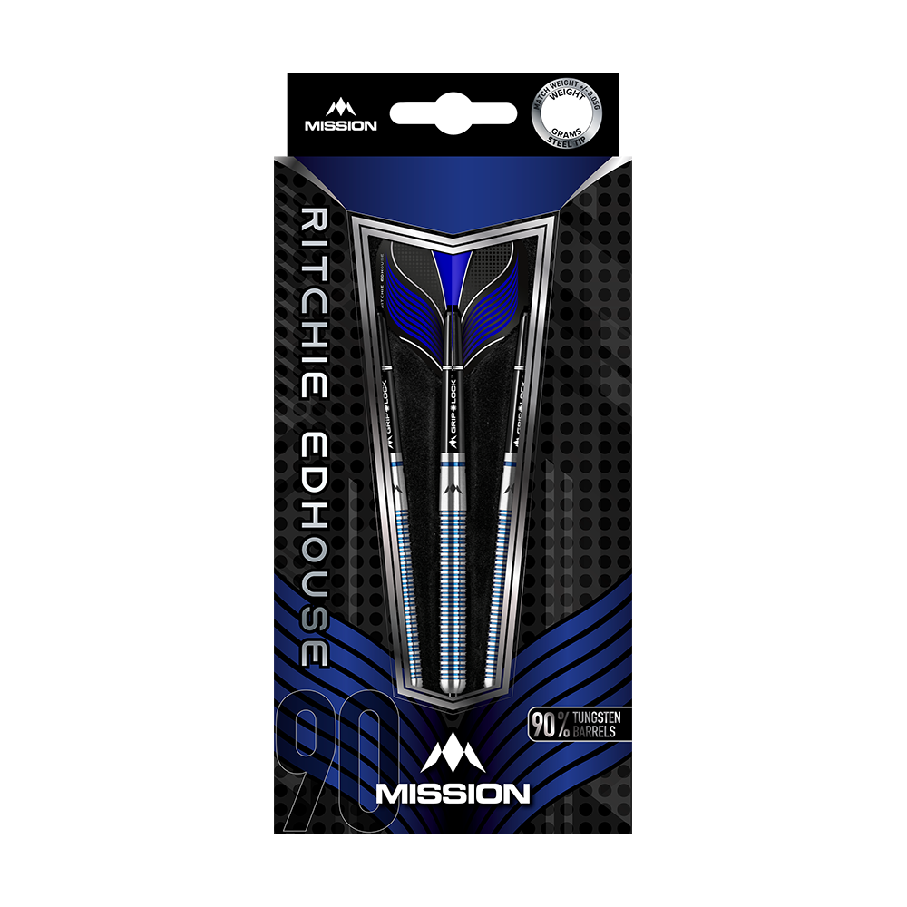 Mission Ritchie Edhouse Blue PVD Steeldarts - 23g