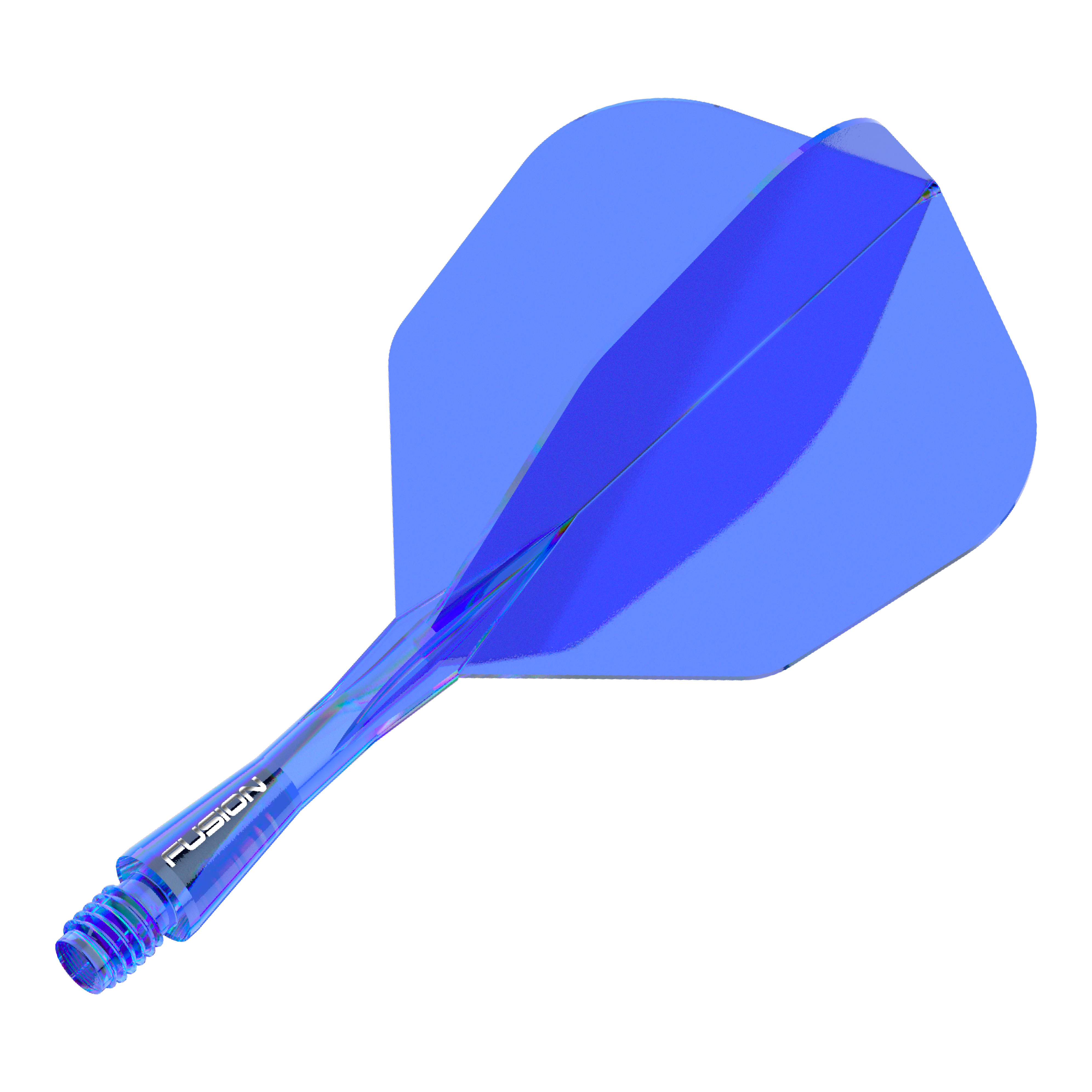 Sistema di alberi di volo a fusione Winmau n. 6 blu Zu sehen ist ein Produkt mit dem Dateinamen 8836_Winmau_Fusion_Flight_Shaft_System_No6_Blau_22mm_1. Vermutlich handelt es sich um einen blauen Dartschaft mit Flight.